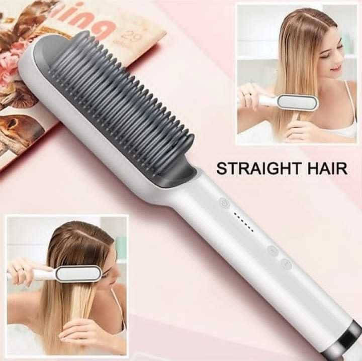     			FULKIZA Straightening Comb Multicolor Hair Straightener