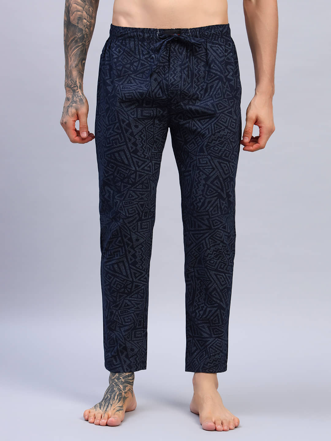 Flamboyant Blue Cotton Men's Trackpants ( Pack of 1 ) - Track Pants | Buy online on ZillyBuy