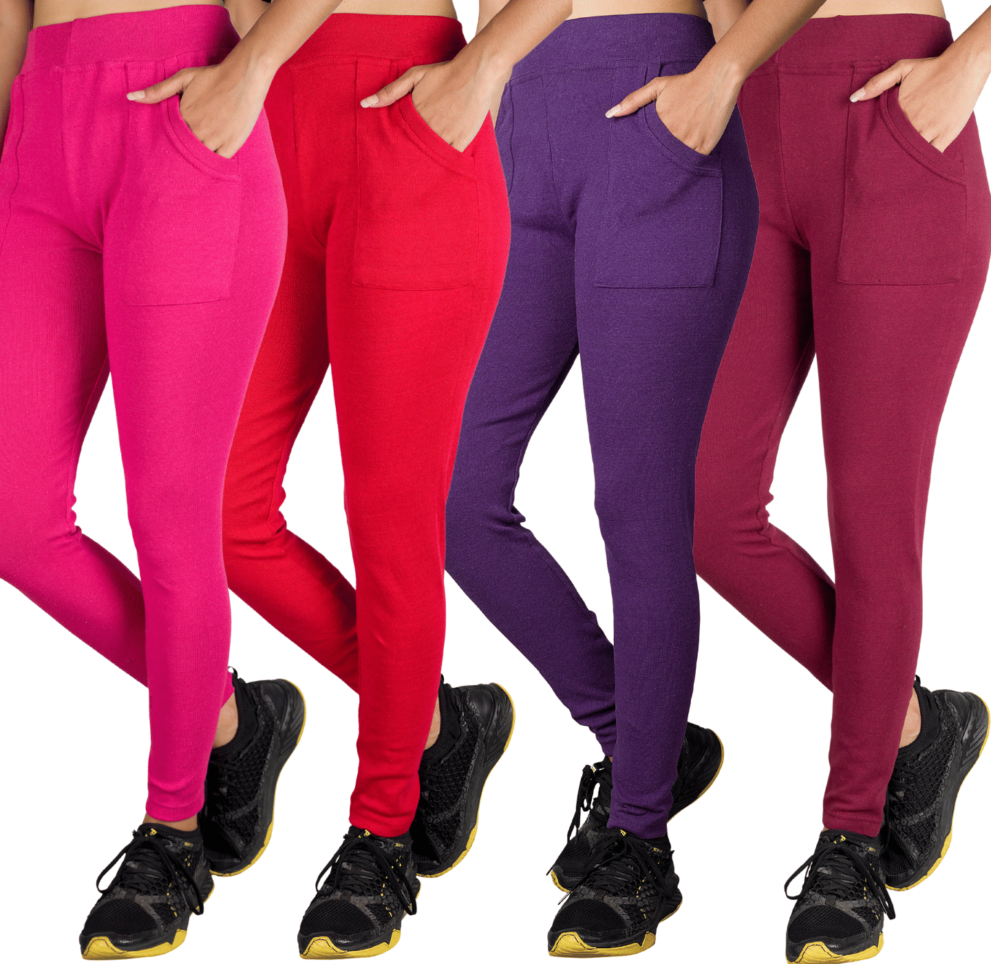     			KARARO JEGGINGS Women Cotton Blend Skinny Fit Jegging