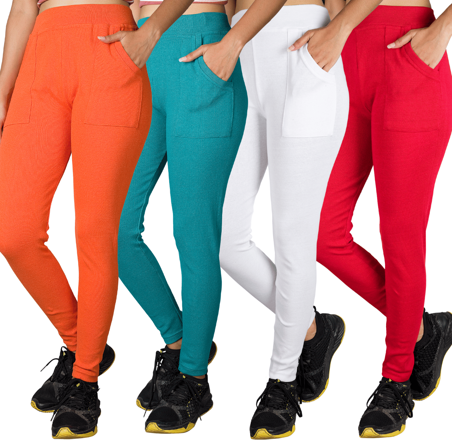     			KARARO JEGGINGS Women Cotton Blend Skinny Fit Jegging
