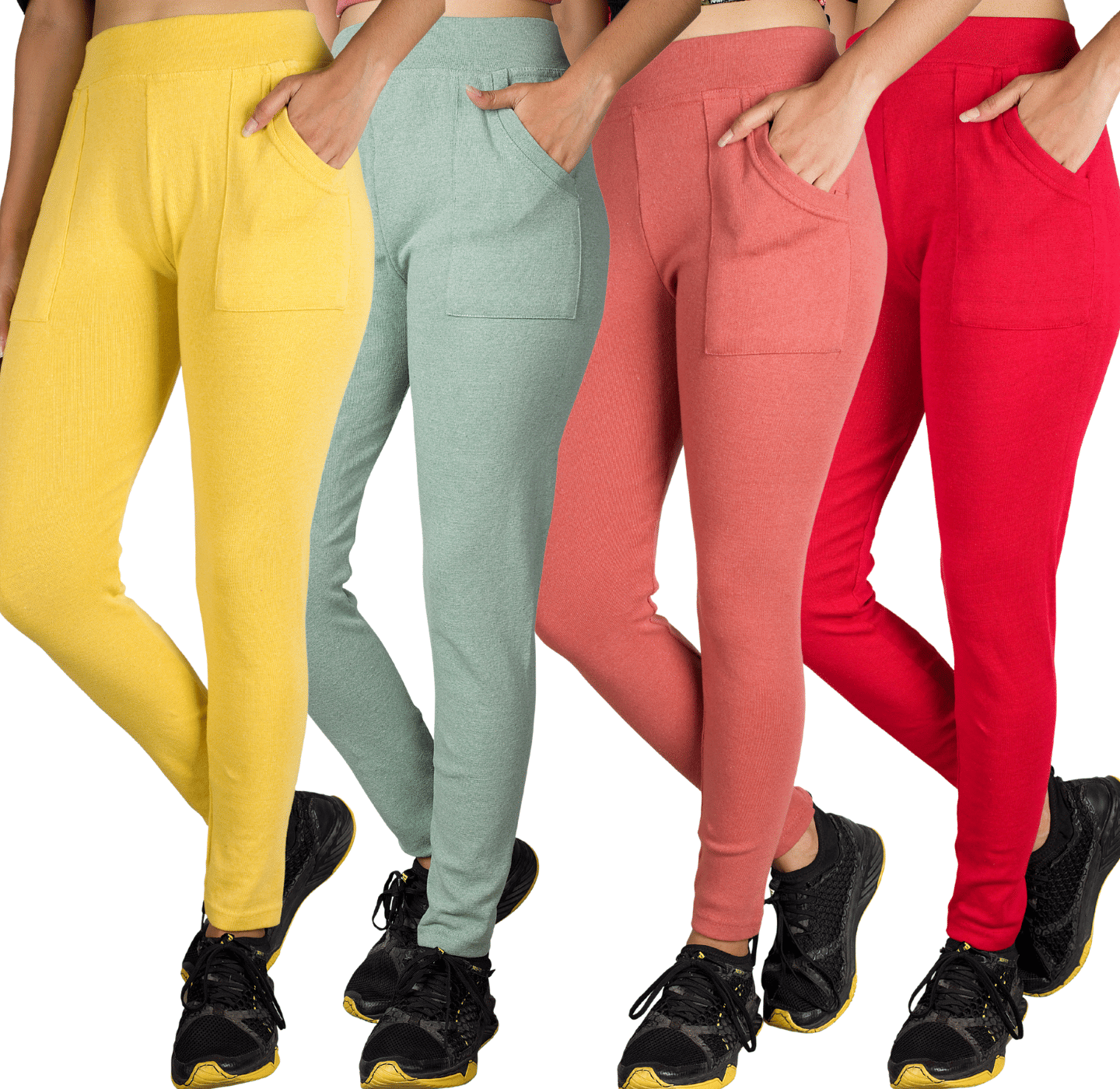     			KARARO JEGGINGS Women Cotton Blend Skinny Fit Jegging