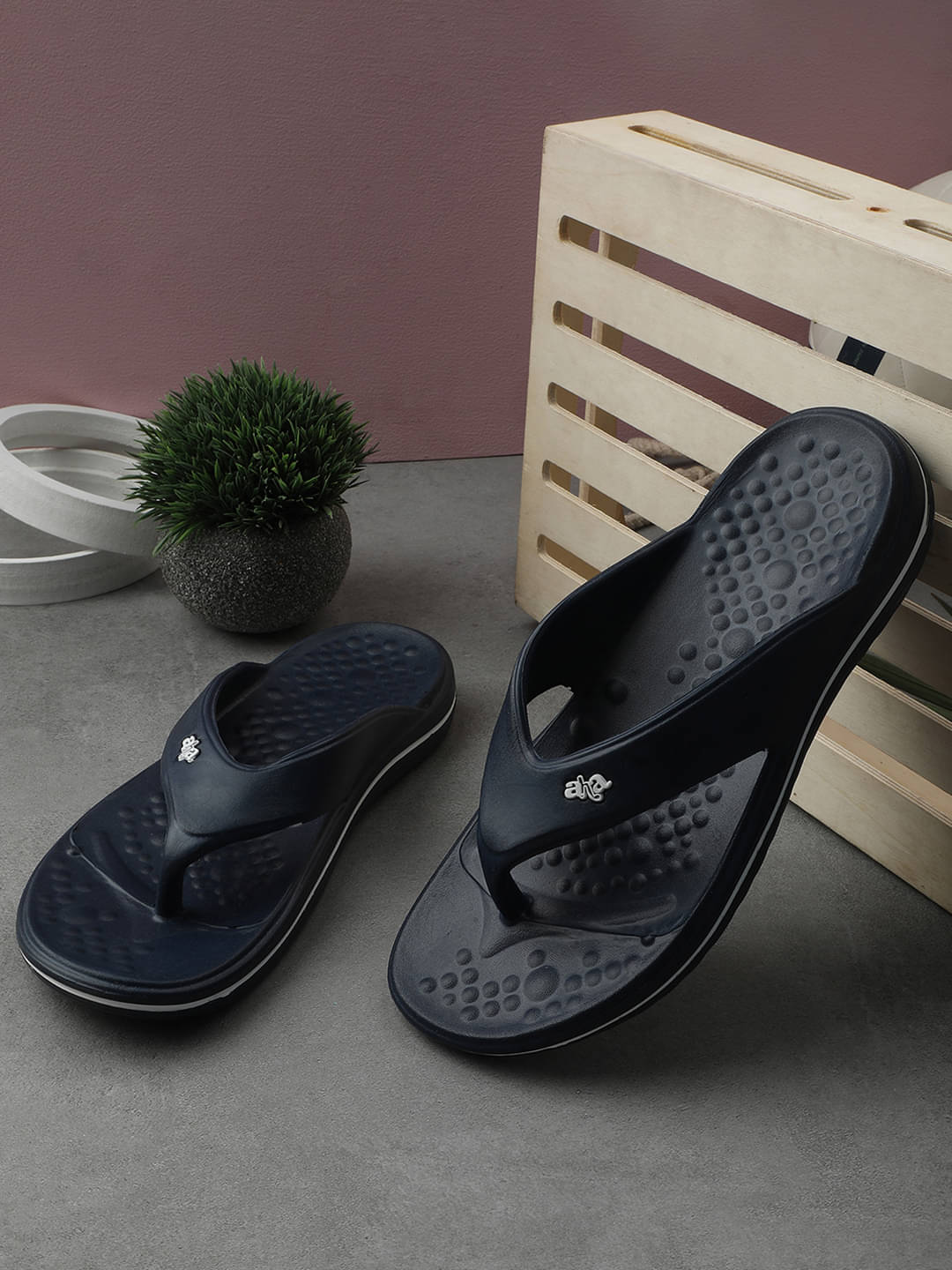     			Liberty Blue Men's Thong Flip Flop