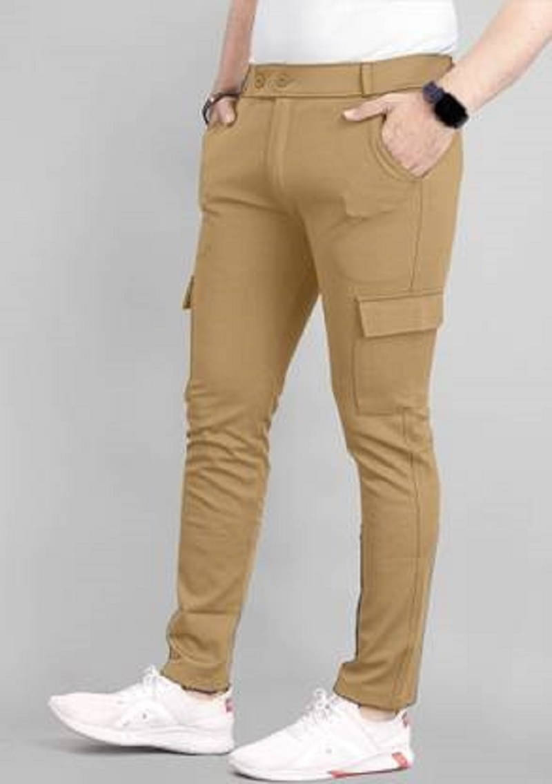     			MARMIC FAB Slim Flat Men's Trouser - Khaki ( Pack of 1 )