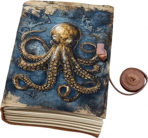     			MR KRAFT Designer Printed leather journal with 200 pages A5 size s-003 A5 Diary UNRULED 200 Pages (multicolor 03)
