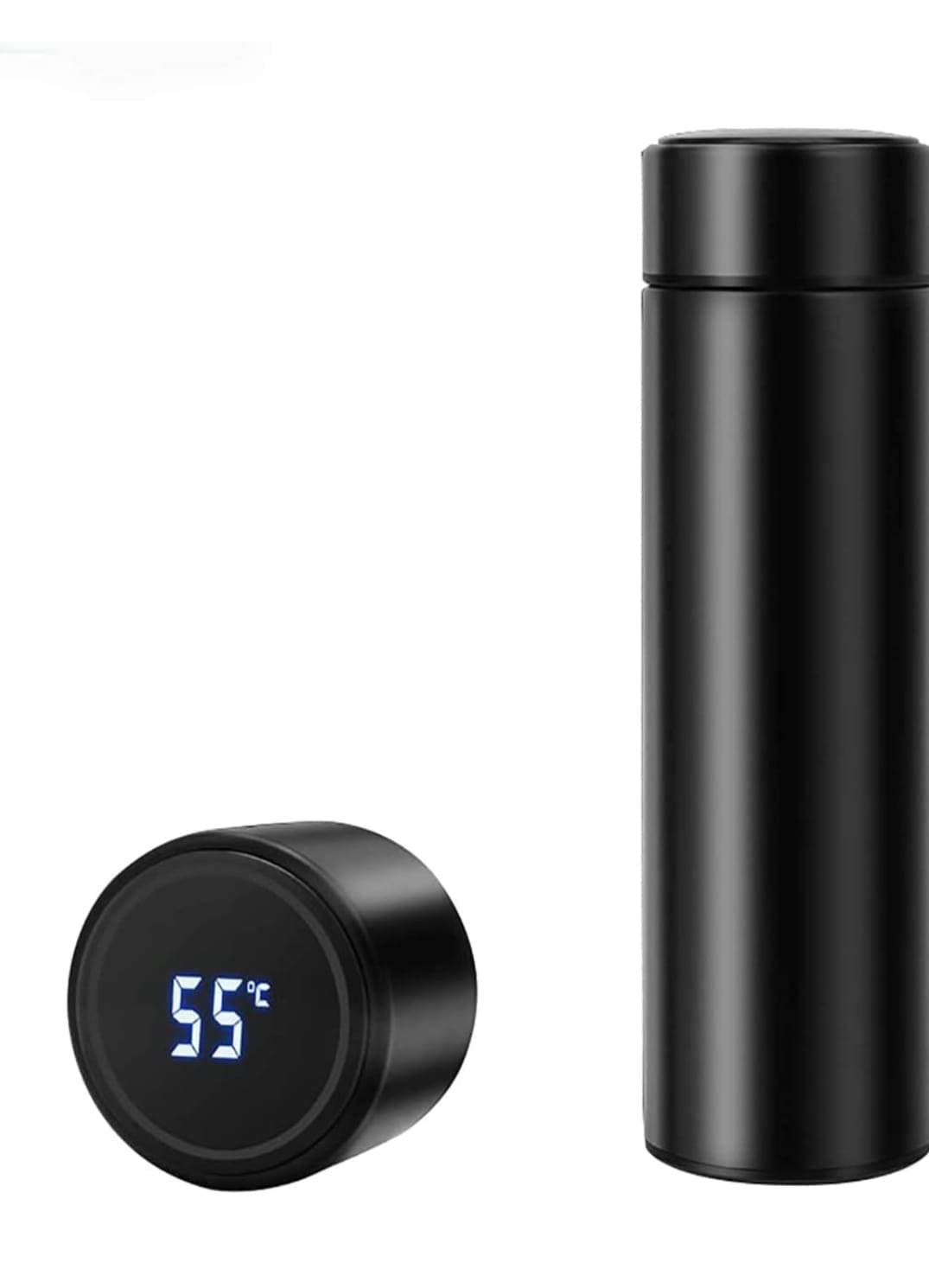    			ONNY Black Steel Water Bottle 500 mL ( Set of 1 )