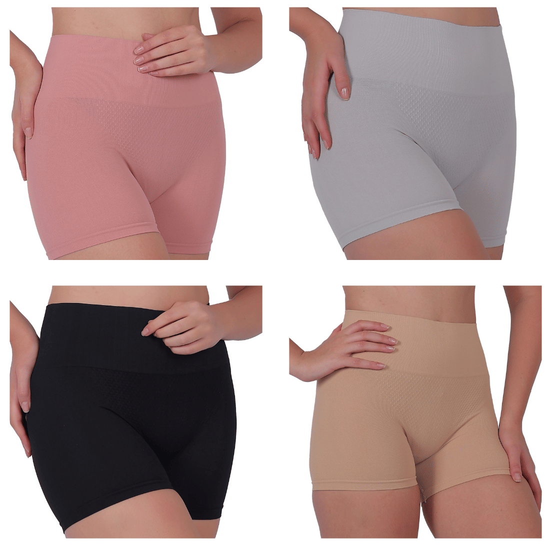 Pia Trends Pack of 4 Nylon Women's Shaping Bottoms ( Multicolor )     			Pia Trends Pack of 4 Nylon Women's Shaping Bottoms ( Multicolor )