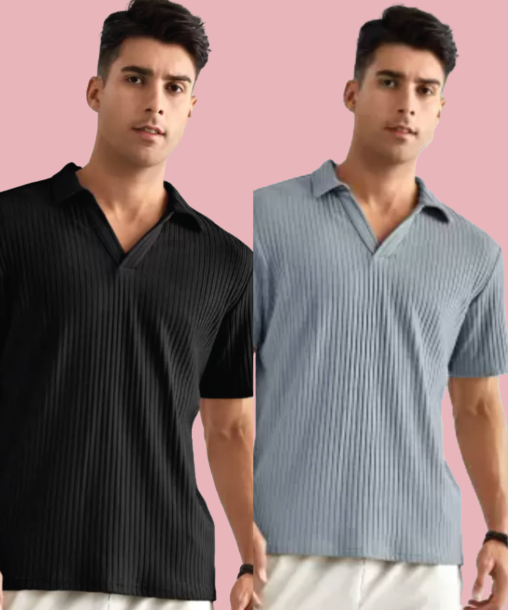     			Quin Fletcher Men Polyester Regular Fit Solid Polo T Shirt ( Multicolor )