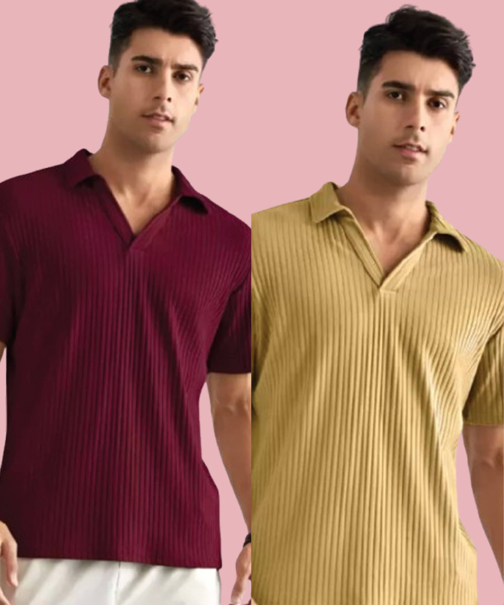     			Quin Fletcher Men Polyester Regular Fit Solid Polo T Shirt ( Multicolor )