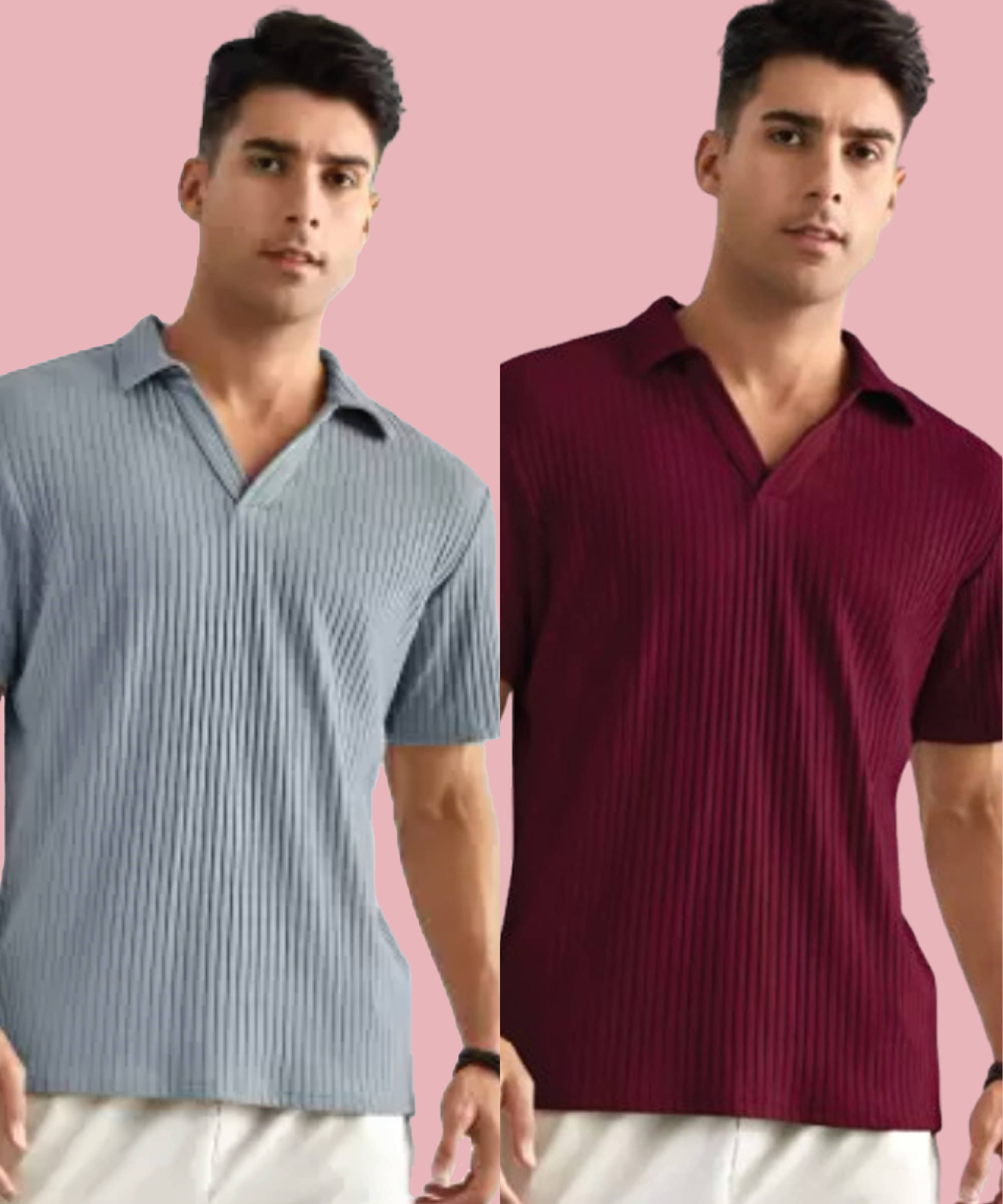     			Quin Fletcher Men Polyester Regular Fit Solid Polo T Shirt ( Multicolor )