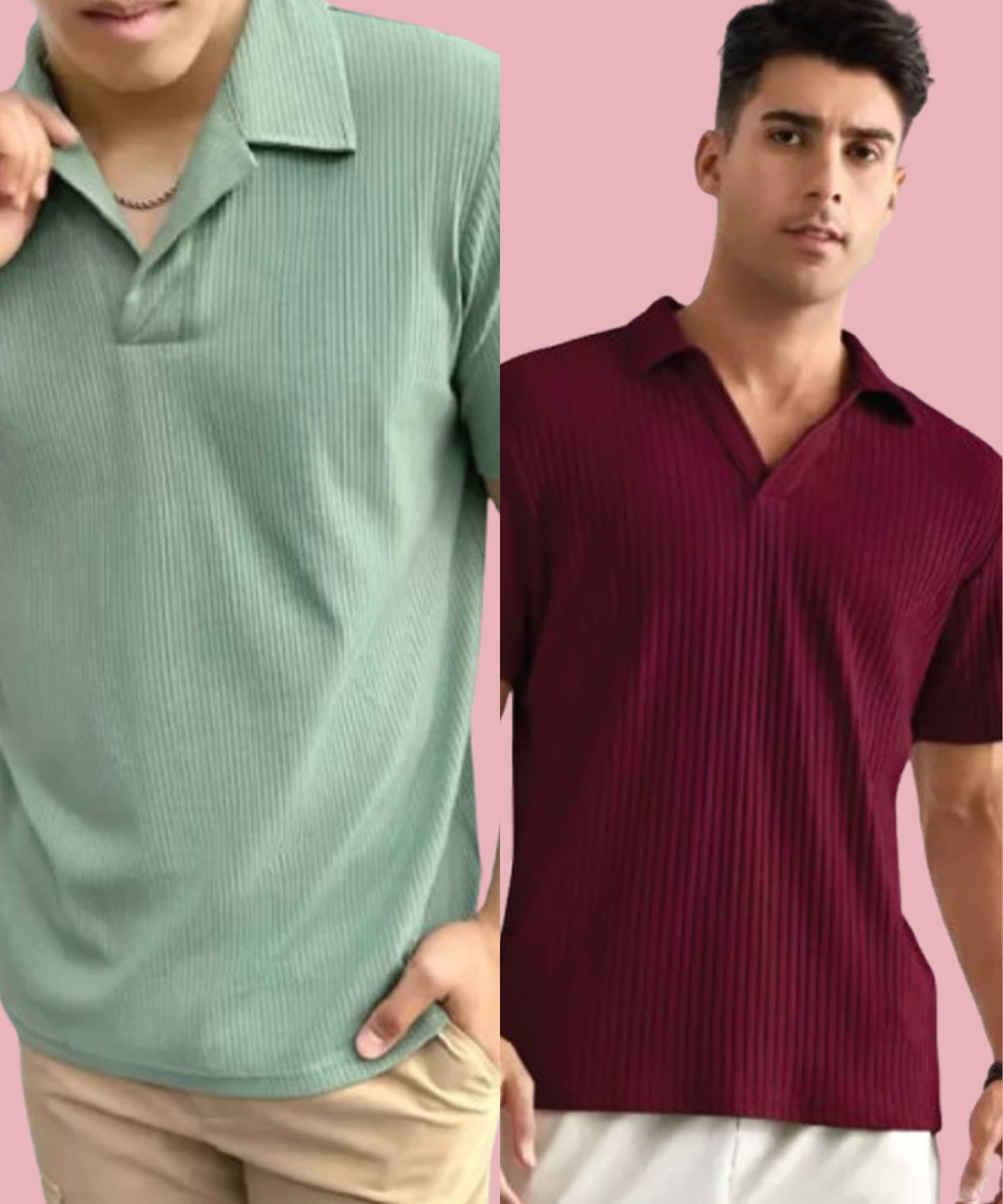 Quin Fletcher Men Polyester Regular Fit Solid Polo T Shirt ( Multicolor ) Quin Fletcher Men Polyester Regular Fit Solid Polo T Shirt ( Multicolor )