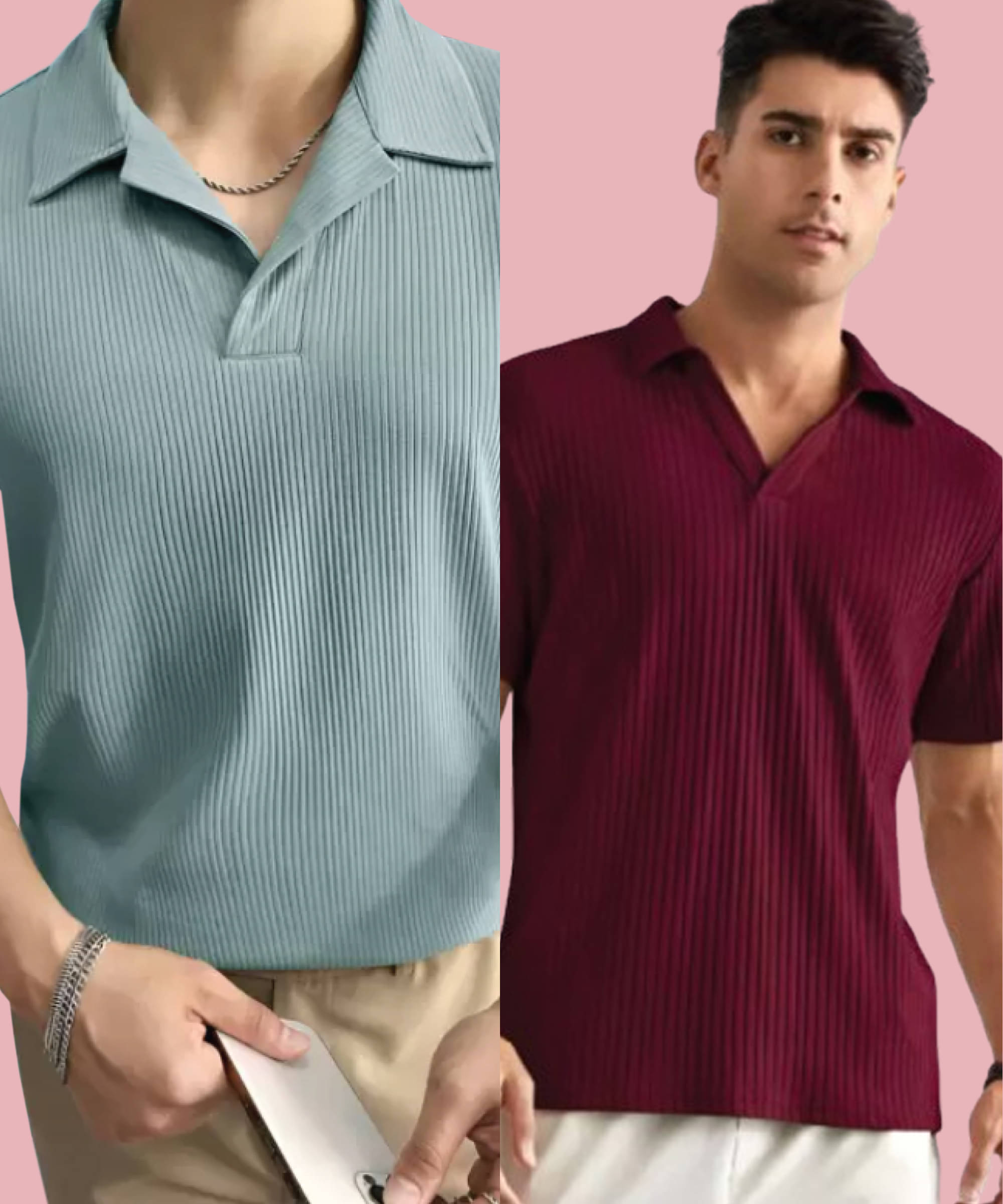 Quin Fletcher Men Polyester Regular Fit Solid Polo T Shirt ( Multicolor ) Quin Fletcher Men Polyester Regular Fit Solid Polo T Shirt ( Multicolor )
