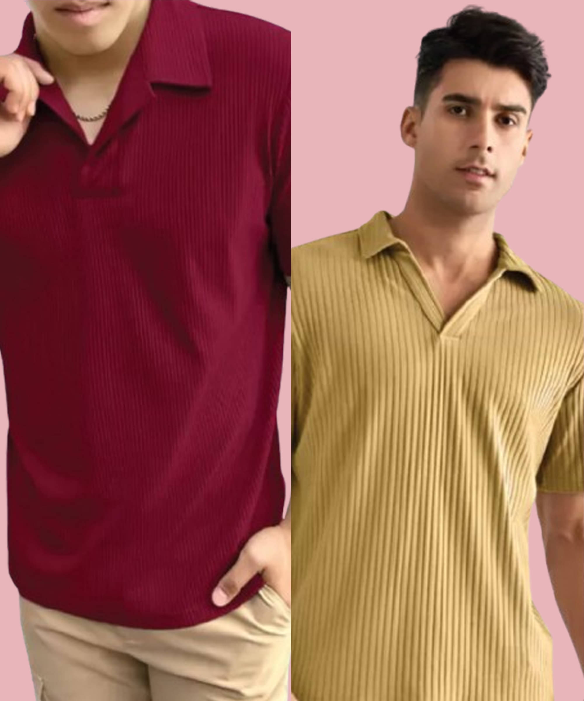     			Quin Fletcher Men Polyester Regular Fit Solid Polo T Shirt ( Multicolor )