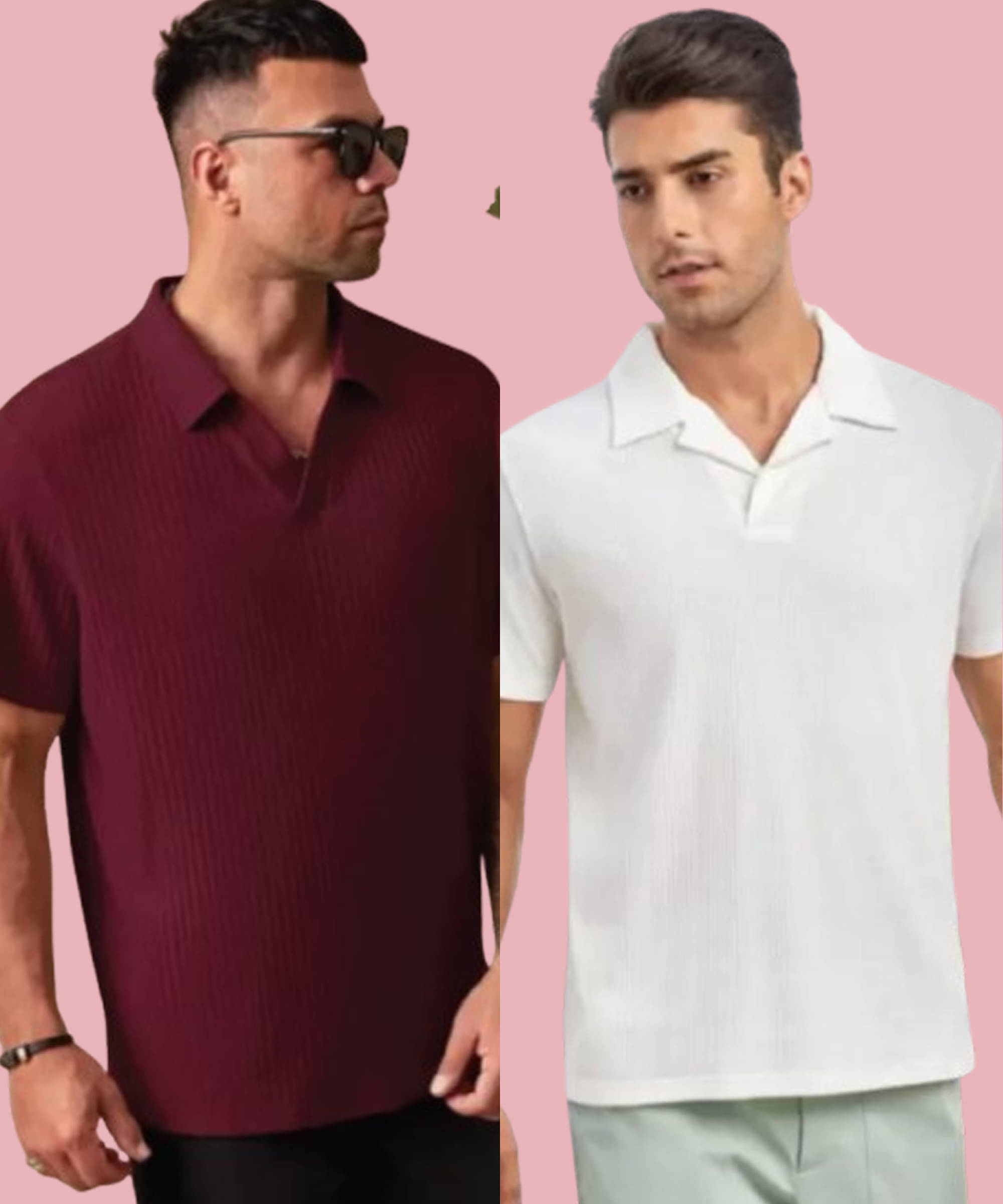 Quin Fletcher Men Polyester Regular Fit Solid Polo T Shirt ( Multicolor ) Quin Fletcher Men Polyester Regular Fit Solid Polo T Shirt ( Multicolor )