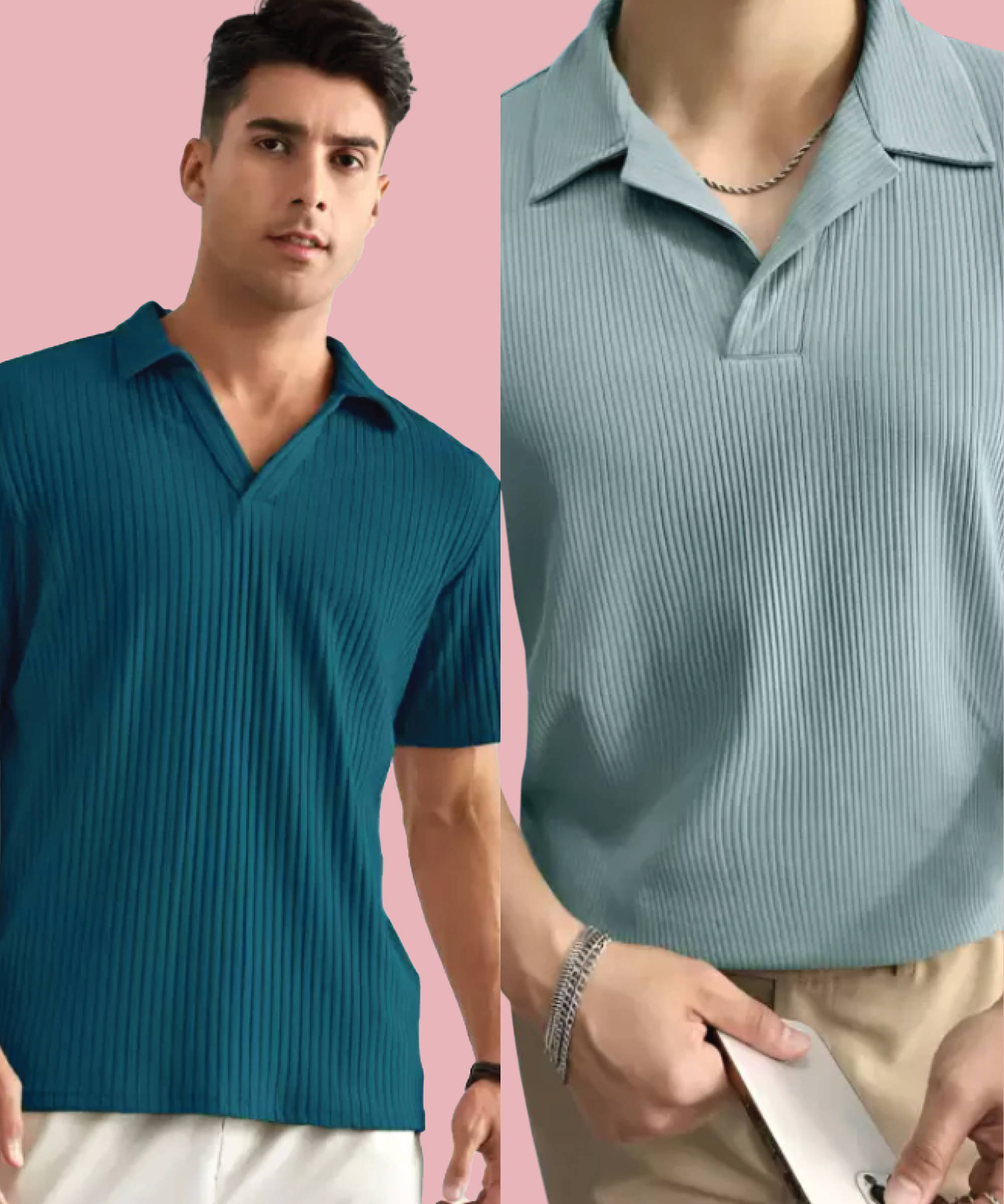 Quin Fletcher Men Polyester Regular Fit Solid Polo T Shirt ( Multicolor ) Quin Fletcher Men Polyester Regular Fit Solid Polo T Shirt ( Multicolor )