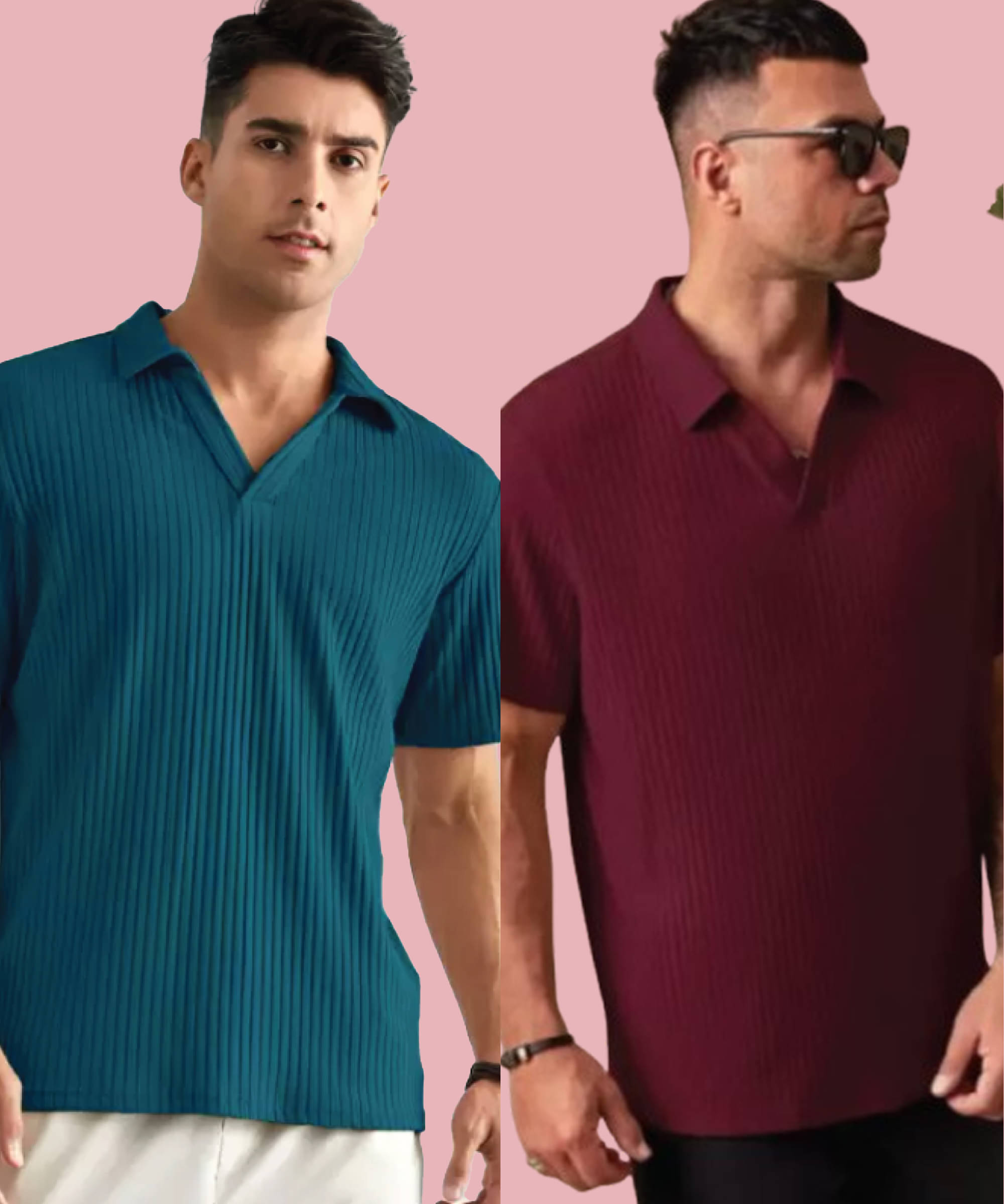 Quin Fletcher Men Polyester Regular Fit Solid Polo T Shirt ( Multicolor ) Quin Fletcher Men Polyester Regular Fit Solid Polo T Shirt ( Multicolor )