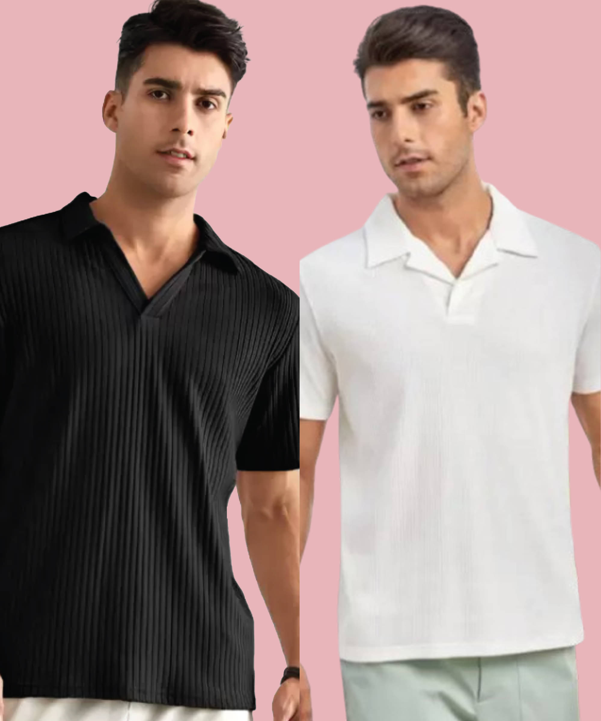Quin Fletcher Men Polyester Regular Fit Solid Polo T Shirt ( Multicolor ) Quin Fletcher Men Polyester Regular Fit Solid Polo T Shirt ( Multicolor )