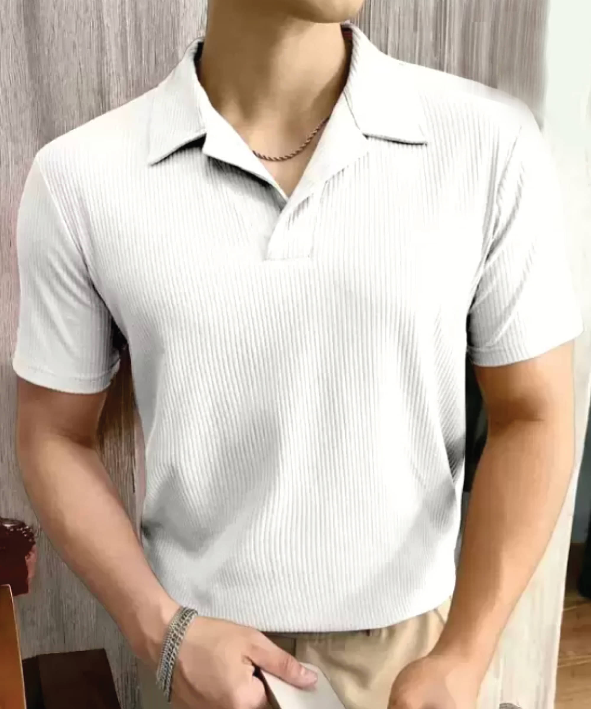 Quin Fletcher Men Polyester Regular Fit Solid Polo T Shirt ( White ) Quin Fletcher Men Polyester Regular Fit Solid Polo T Shirt ( White )