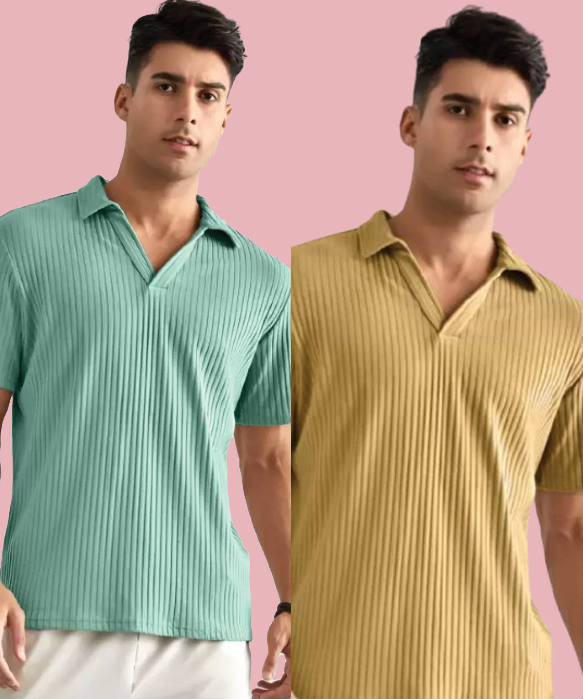 Quin Fletcher Men Polyester Regular Fit Solid Polo T Shirt ( Multicolor ) Quin Fletcher Men Polyester Regular Fit Solid Polo T Shirt ( Multicolor )