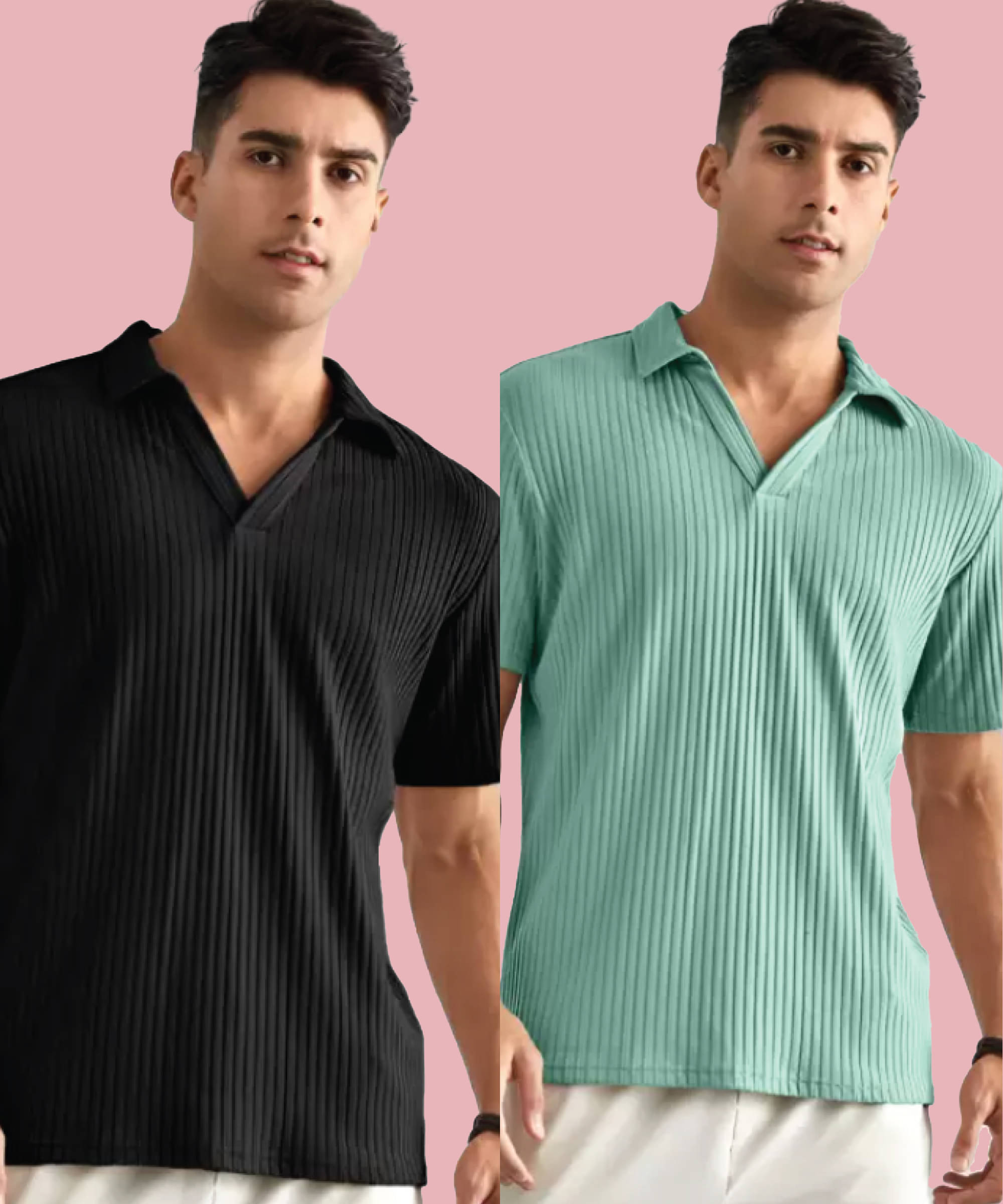     			Quin Fletcher Men Polyester Regular Fit Solid Polo T Shirt ( Multicolor )