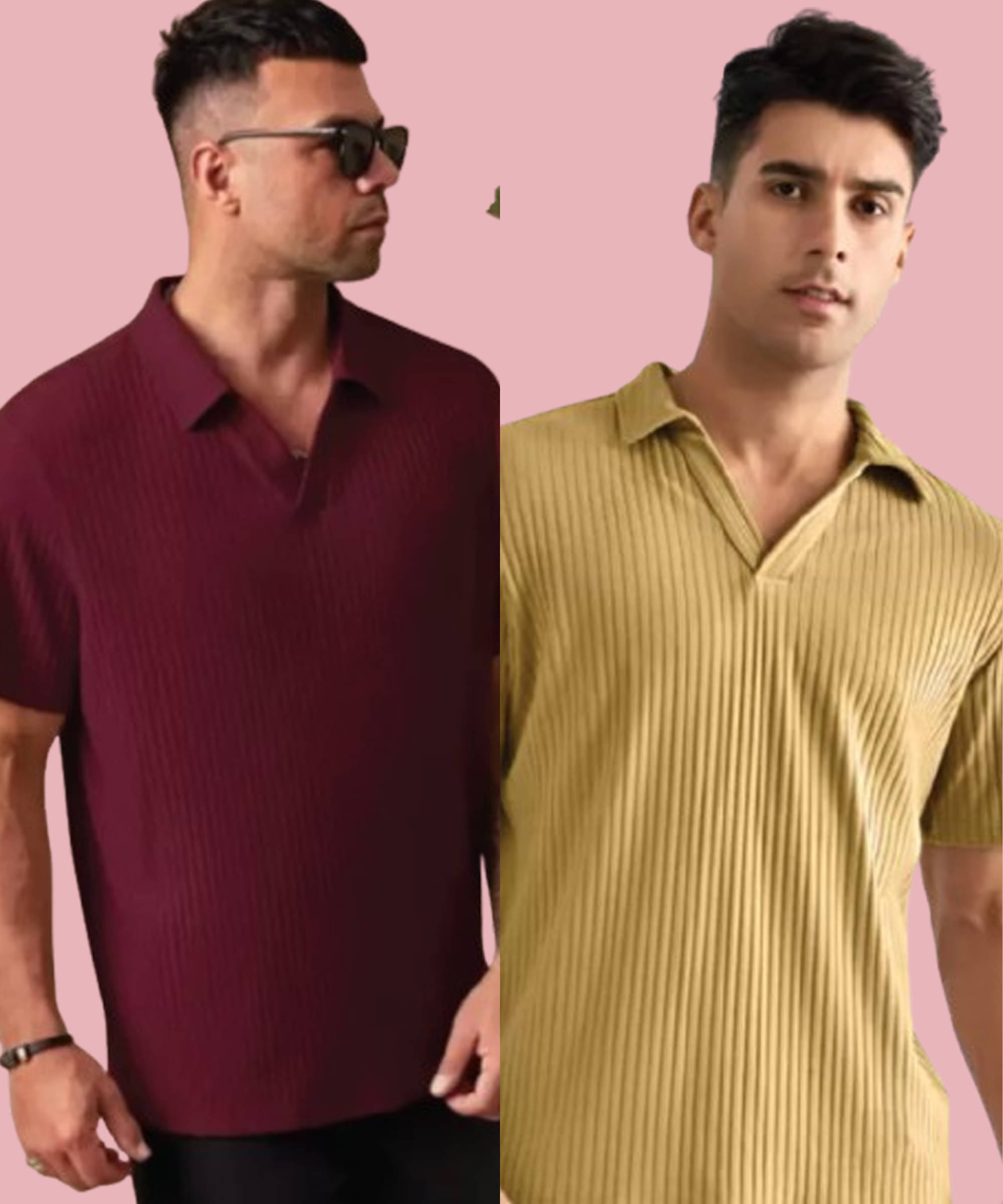 Quin Fletcher Men Polyester Regular Fit Solid Polo T Shirt ( Multicolor ) Quin Fletcher Men Polyester Regular Fit Solid Polo T Shirt ( Multicolor )