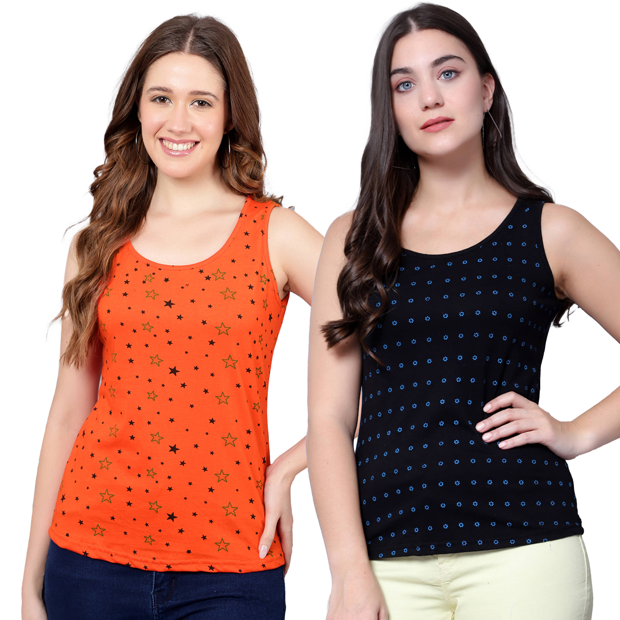     			Volex Women's Cotton Tank Top ( Multicolor 1 )