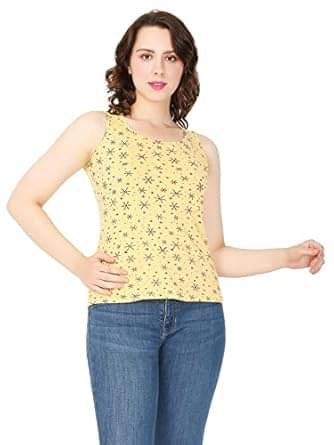     			Volex Women's Cotton Tank Top ( Khaki )