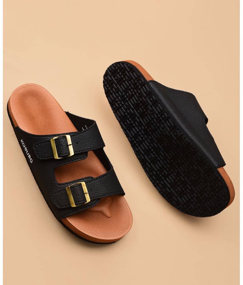 koburg - Black Men's Sandals