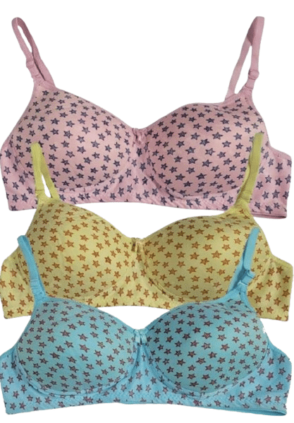 zqwint Pack of 3 Cotton Blend Non Padded Strapless Bra For Women ( Multicolor ) zqwint Pack of 3 Cotton Blend Non Padded Strapless Bra For Women ( Multicolor )
