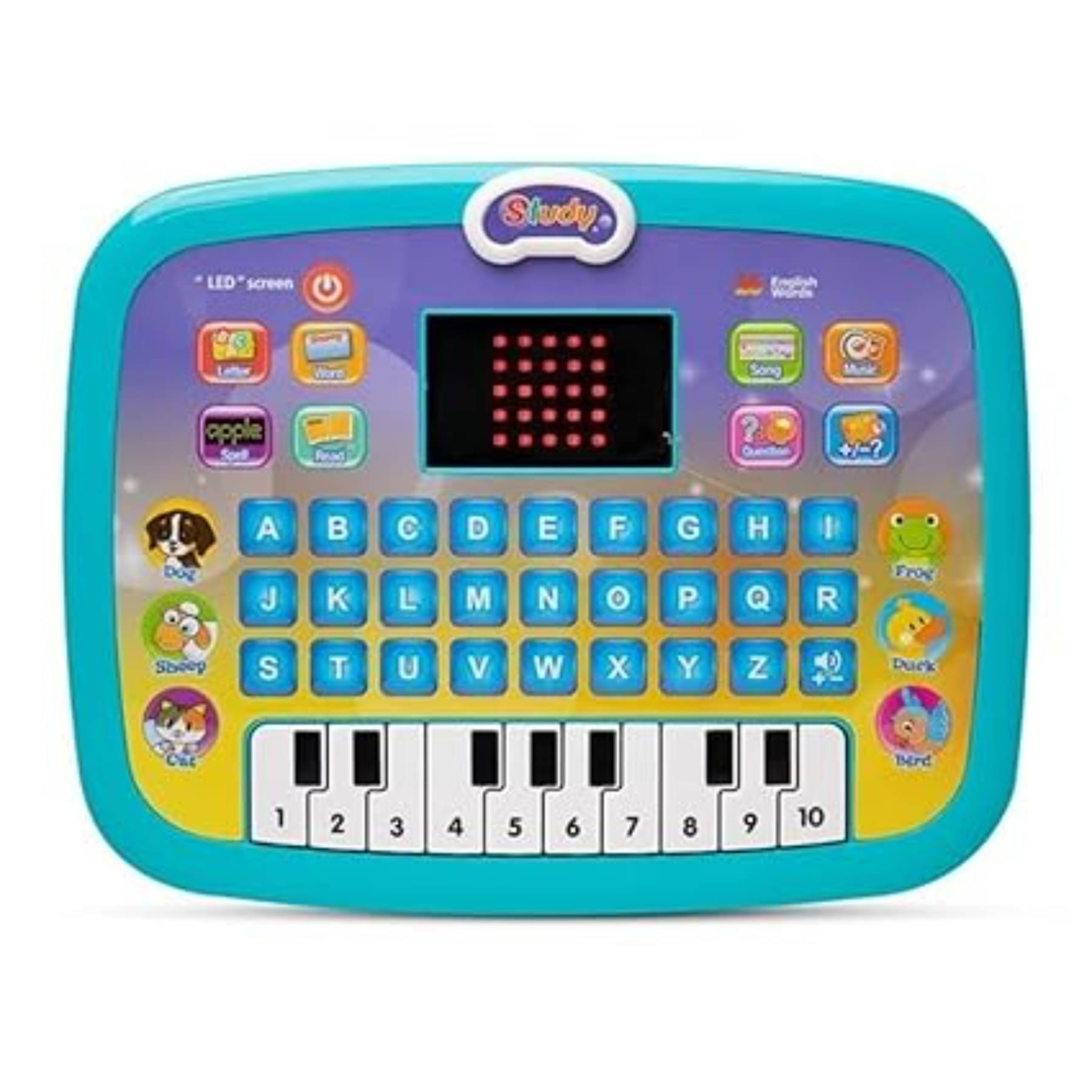 2 in 1 Electronic Activity Learning Tablet Laptop Cum Musical Piano Toy for Kids ( Multicolor ) 2 in 1 Electronic Activity Learning Tablet Laptop Cum Musical Piano Toy for Kids ( Multicolor )
