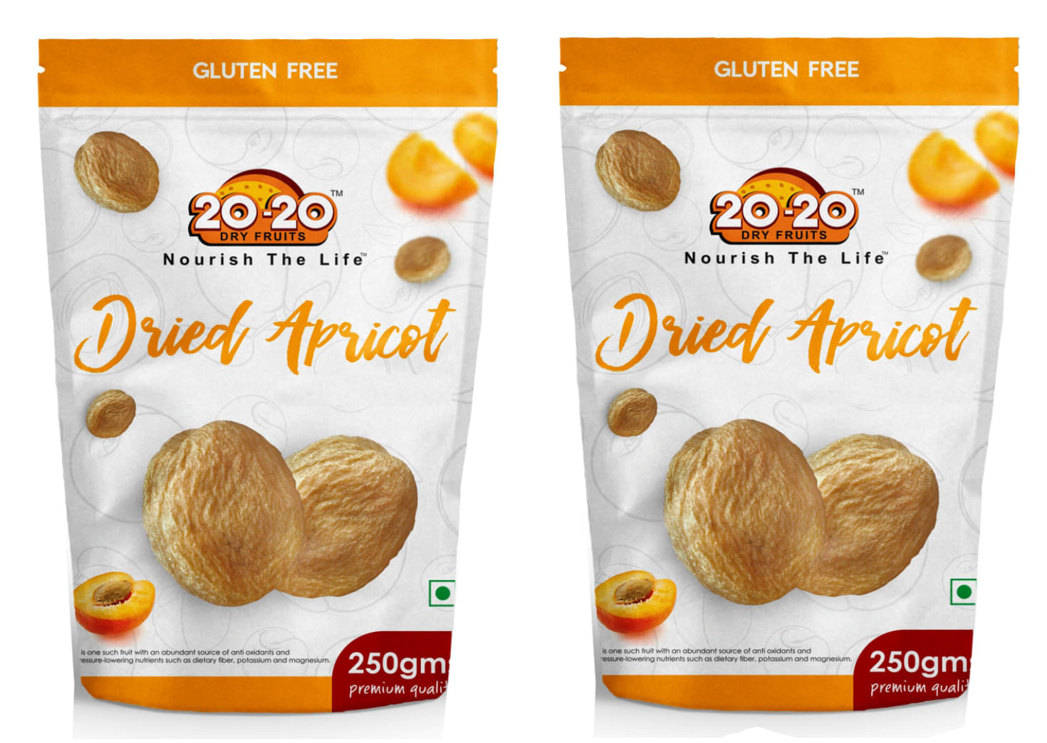 20-20 Dry Fruits Apricot (Khumani) 500 g 20-20 Dry Fruits Apricot (Khumani) 500 g