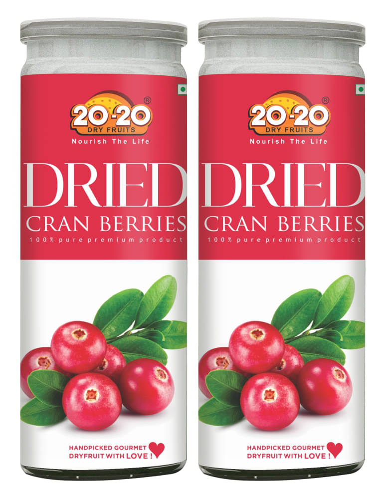     			20-20 Dry Fruits Cranberry 400 g Pack of 2