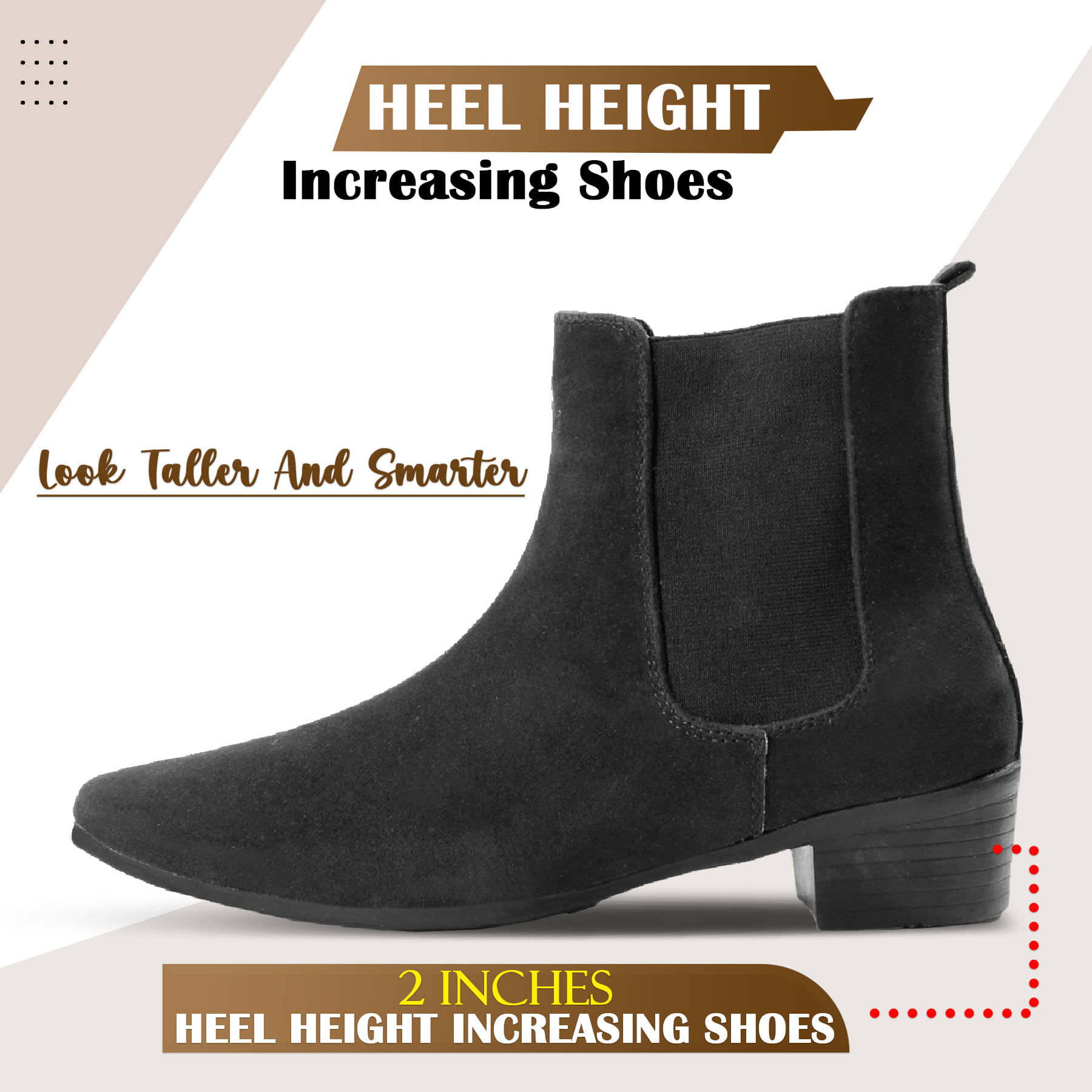     			BXXY Black Men's Chelsea Boots