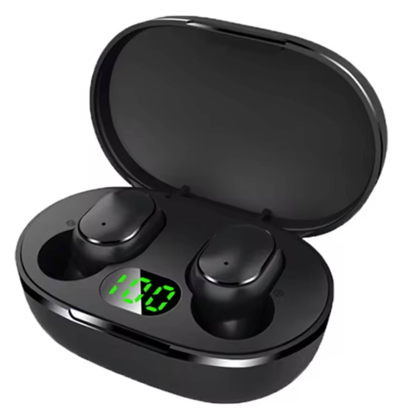     			COREGENIX E6s Bluetooth True Wireless (TWS) with Display , In the Ear Earbud with 20 Hours Playback , Low Latency, Powerfull bass IPX4(Splash & Sweat Proof) for Android & iOS