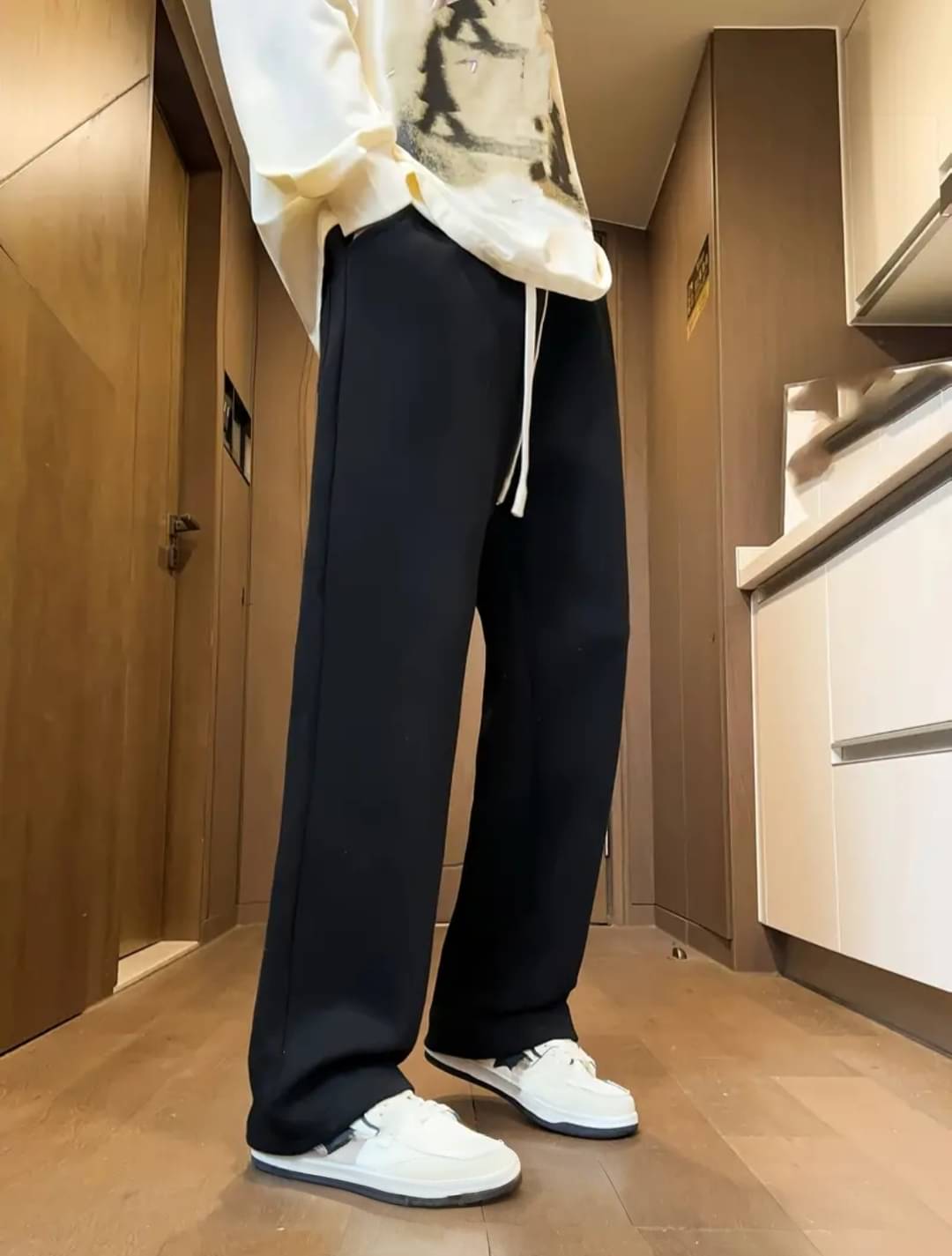     			Deslizar Black Cotton Blend Men's Trackpants ( Pack of 1 )