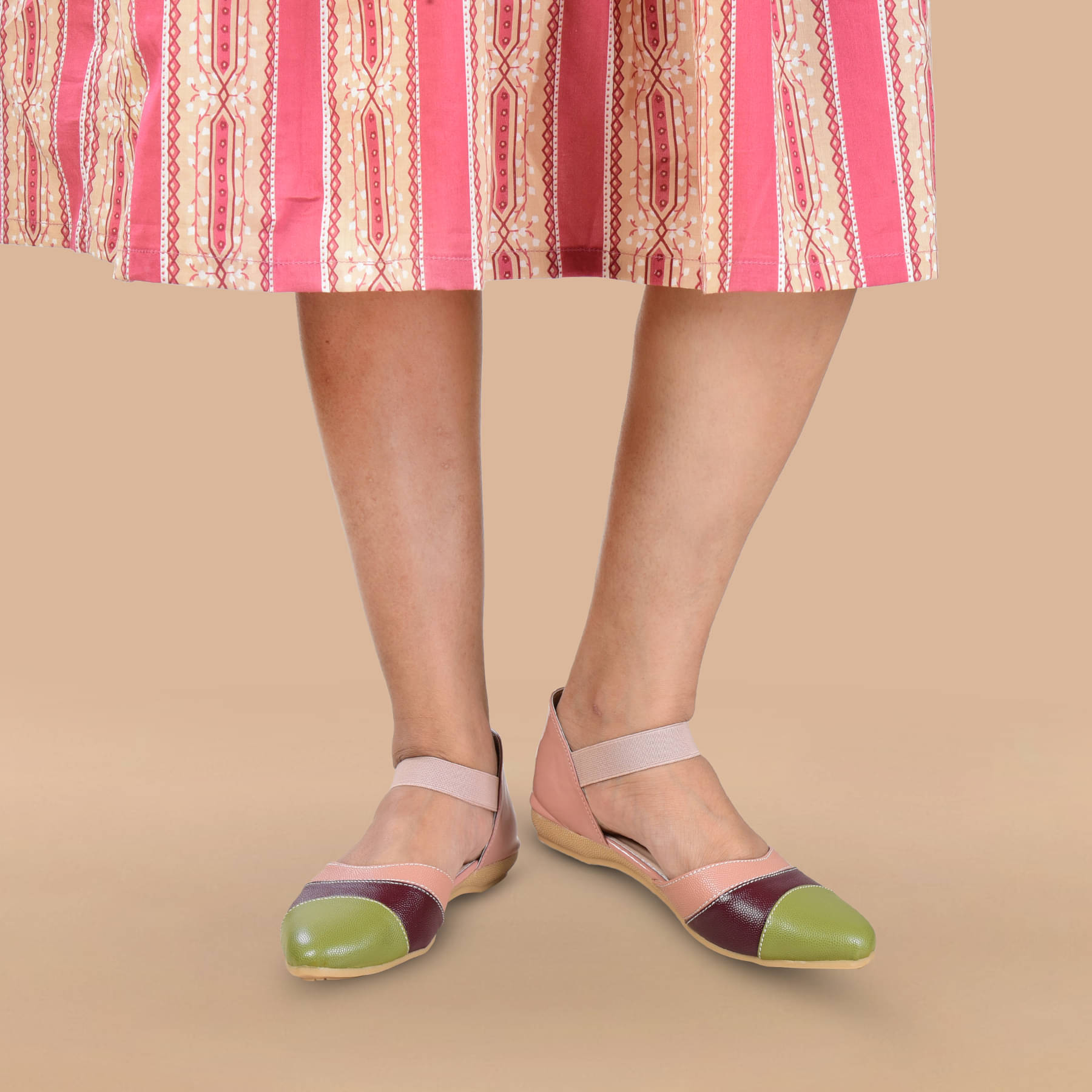     			Elite Multicolor Women's Flats