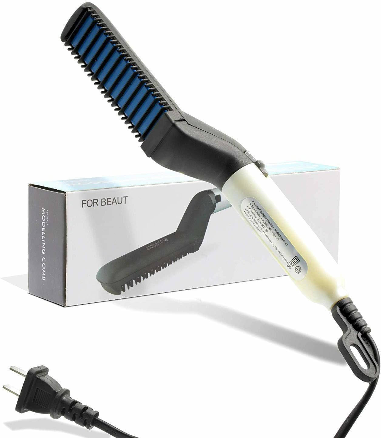     			FIVANIO Men Quick Beard Multicolor Hair Straightener