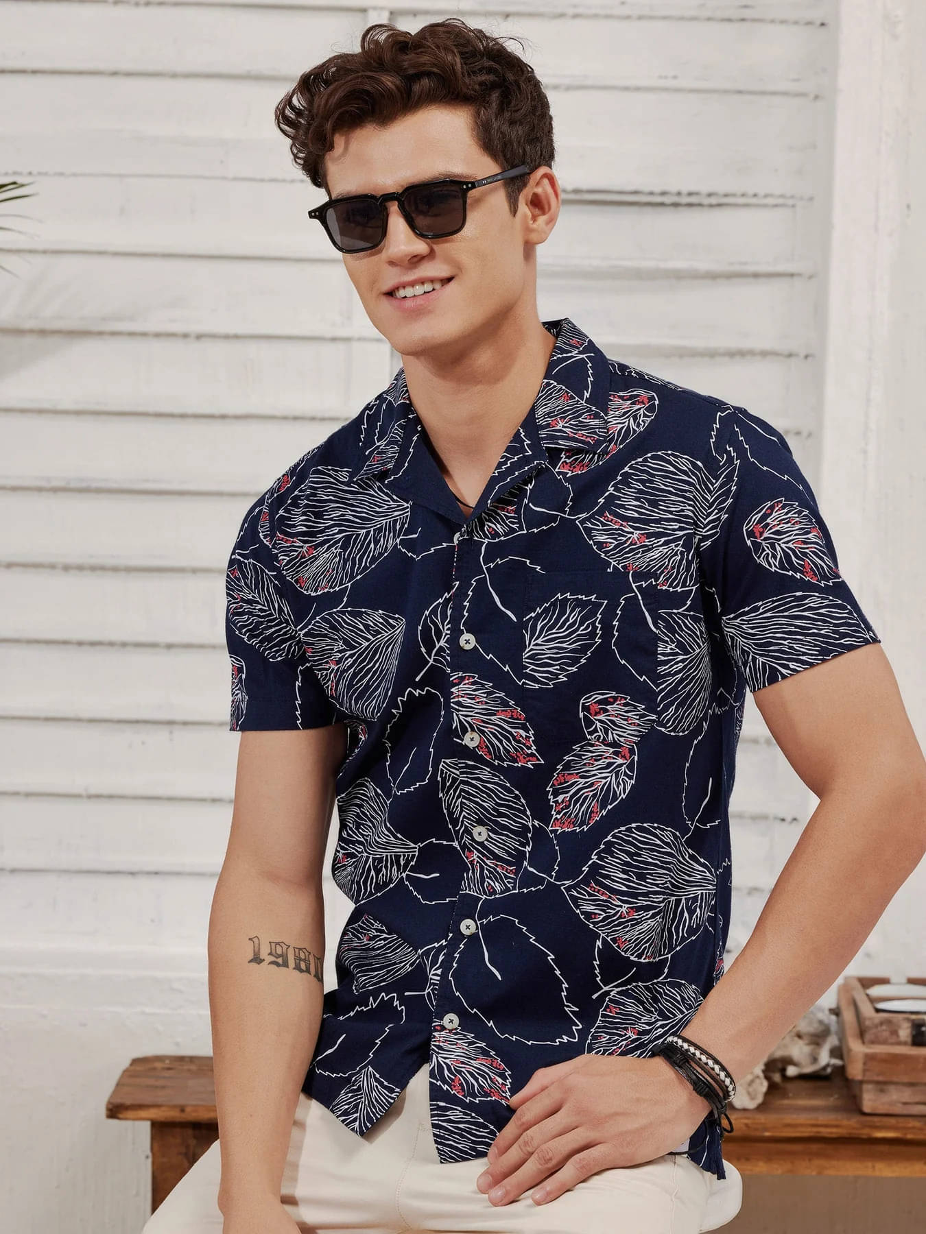 Fesner Cotton Blend Regular Fit Printed Half Sleeves Men's Casual Shirt - Multicolor ( Pack of 1 )     			Fesner Cotton Blend Regular Fit Printed Half Sleeves Men's Casual Shirt - Multicolor ( Pack of 1 )