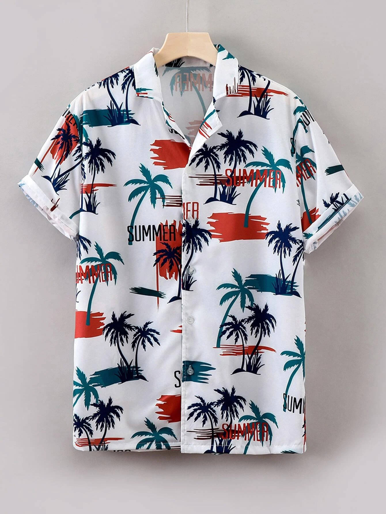     			Fesner Cotton Blend Regular Fit Printed Half Sleeves Men's Casual Shirt - Multicolor ( Pack of 1 )