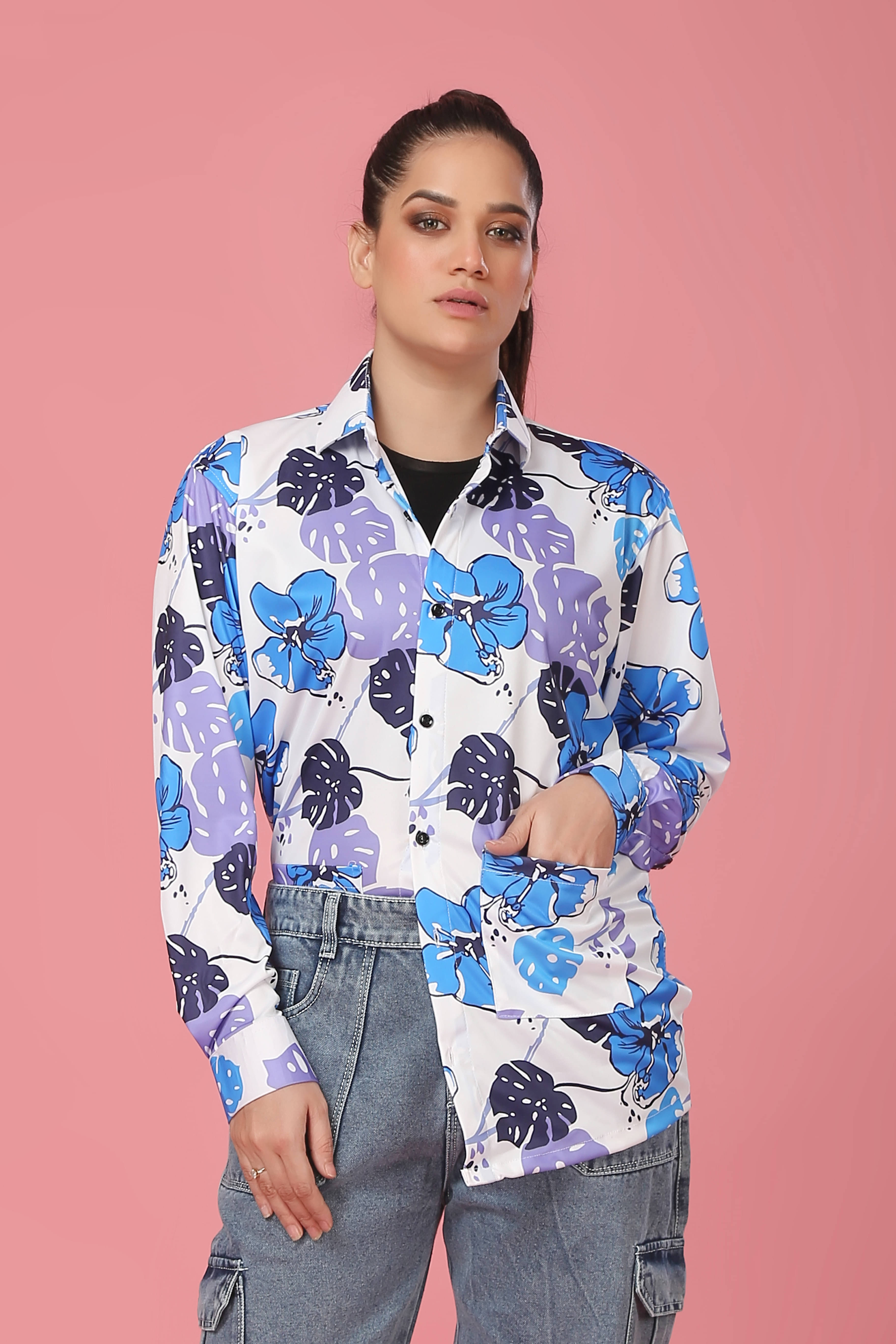 Fesner Poly Cotton Regular Fit Printed Full Sleeves Men's Casual Shirt - Multicolor ( Pack of 1 ) Fesner Poly Cotton Regular Fit Printed Full Sleeves Men's Casual Shirt - Multicolor ( Pack of 1 )