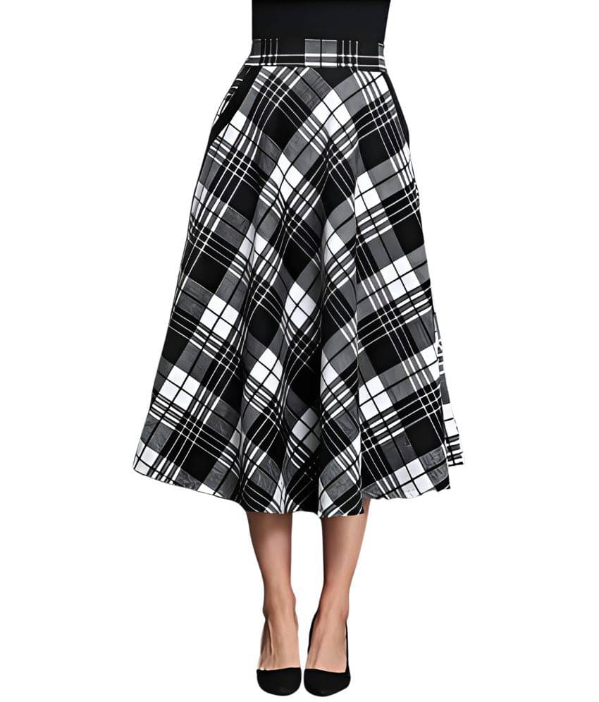     			Hemang Fashion Black Cotton Women's A-Line Skirt ( Pack of 1 )