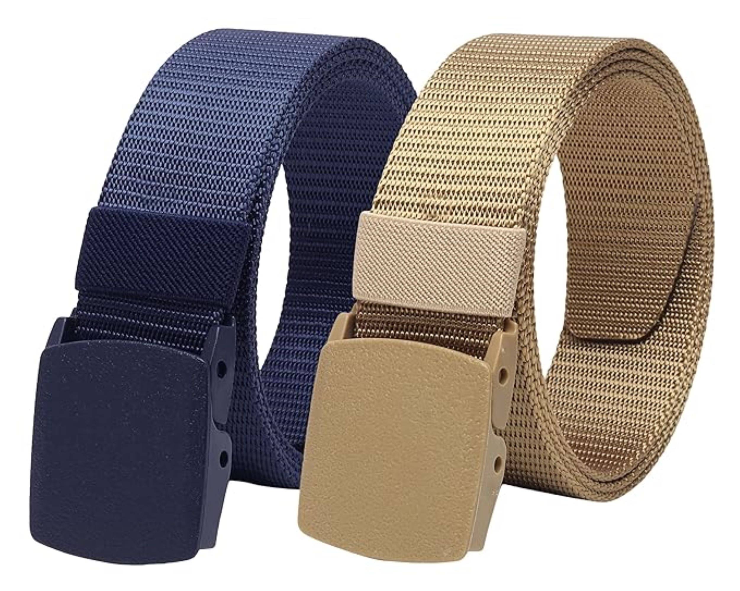 Infispace - Multi Nylon Men's Formal Belt ( Pack of 2 ) Infispace - Multi Nylon Men's Formal Belt ( Pack of 2 )