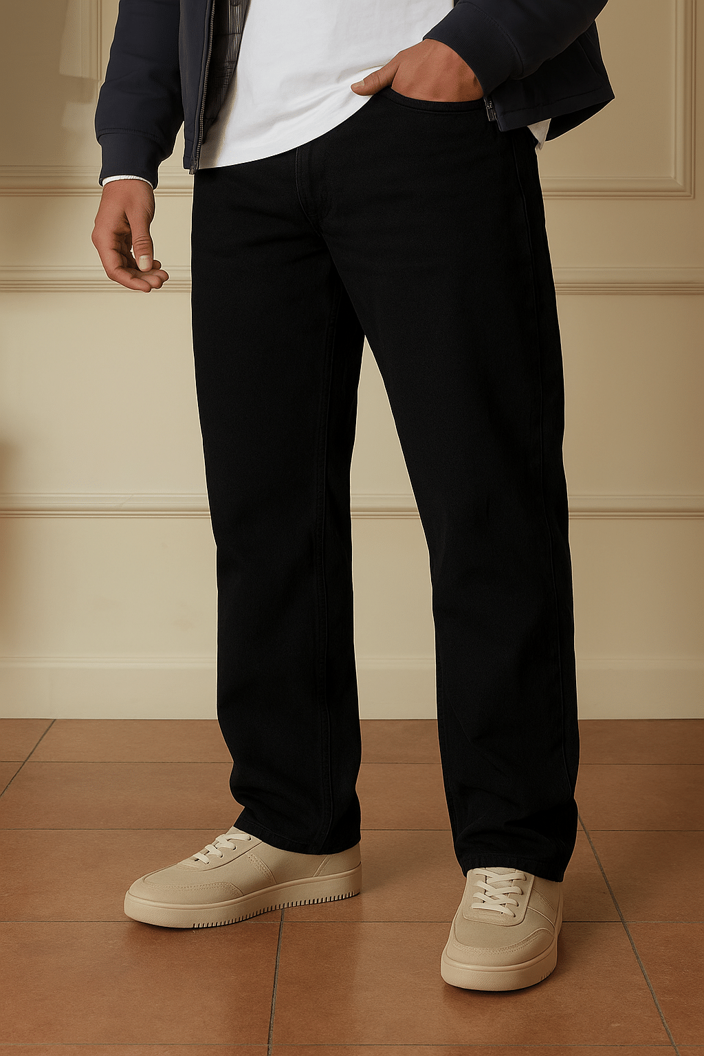 JB JUST BLACK Clean Look Men's Jeans - Black ( Pack of 1 ) JB JUST BLACK Clean Look Men's Jeans - Black ( Pack of 1 )