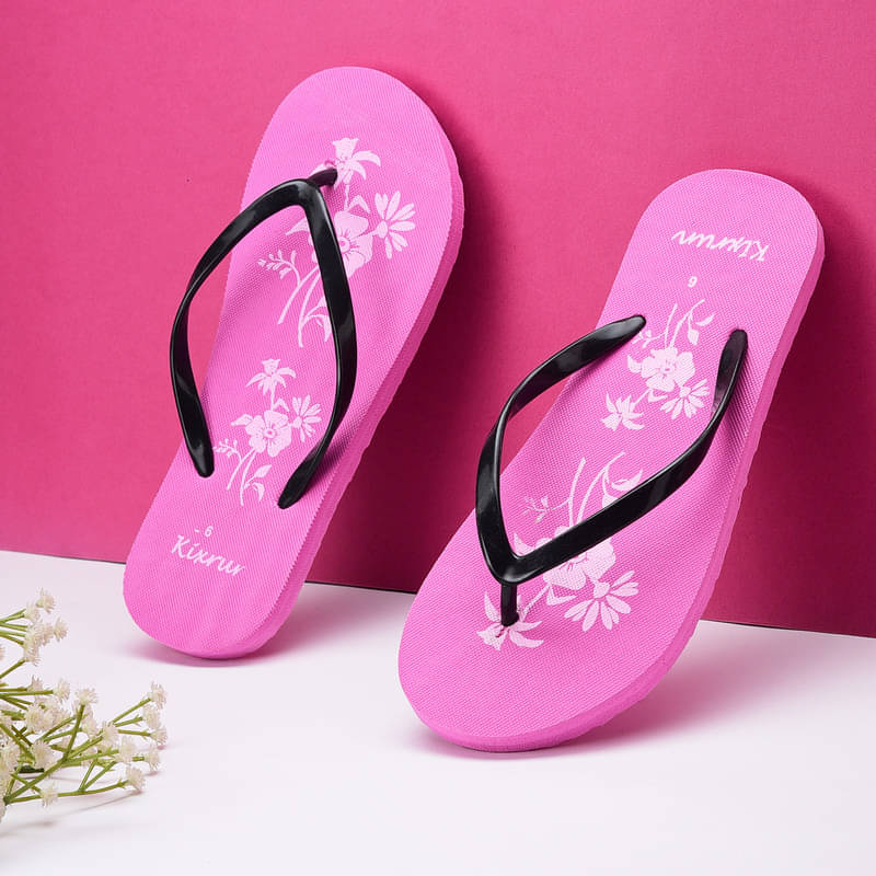     			KIXRUN FASHION Pink Women's Daily Slipper