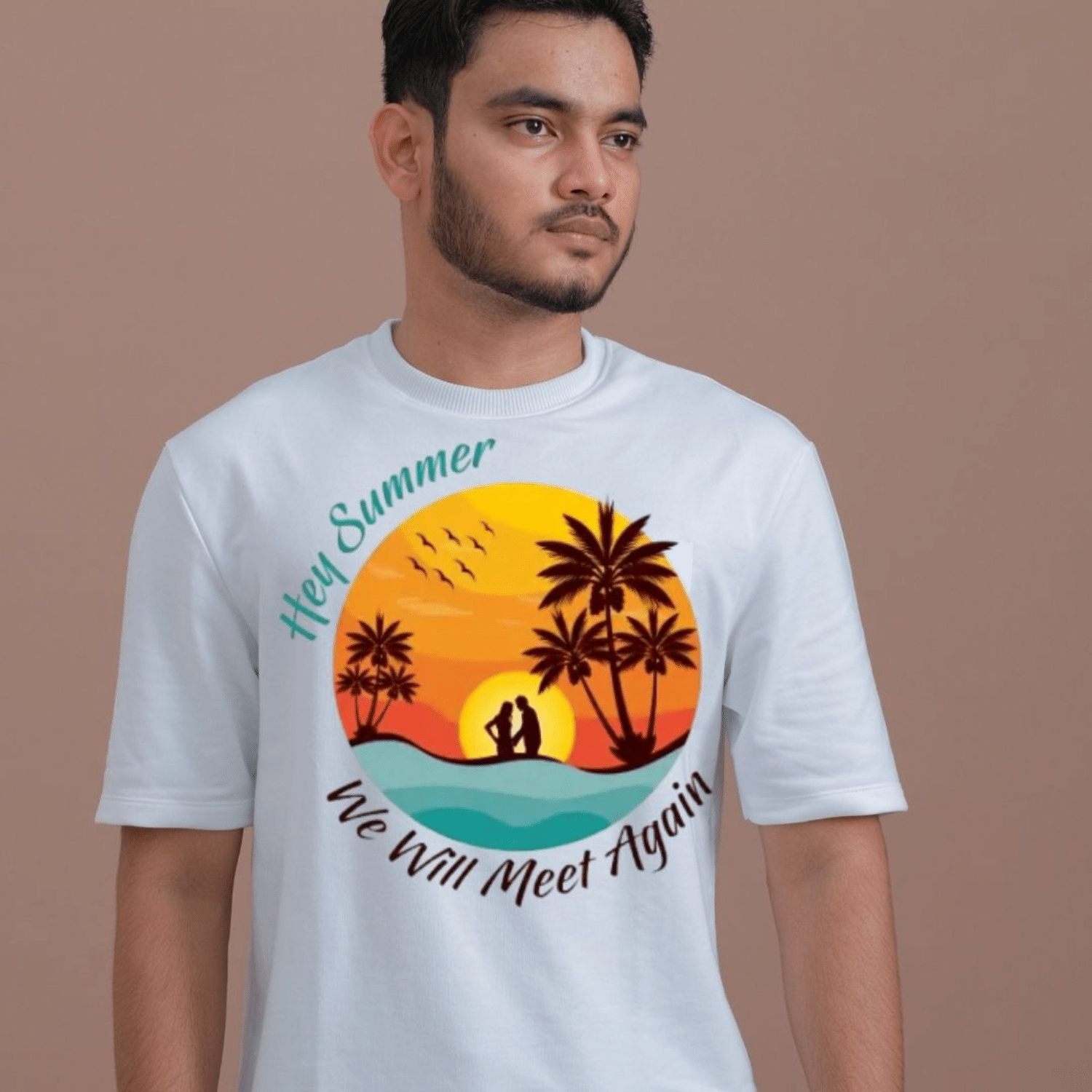     			Maddock Men Polyester Regular Fit Printed T-Shirt ( White )