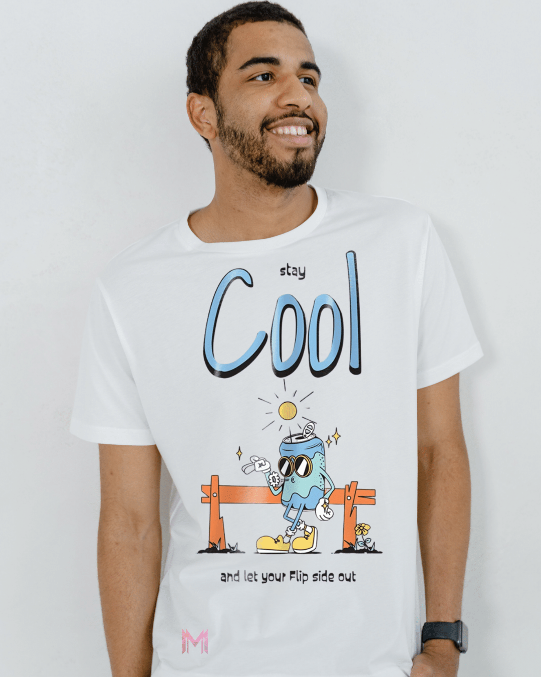Maddock Men Polyester Regular Fit Printed T-Shirt ( White ) Maddock Men Polyester Regular Fit Printed T-Shirt ( White )