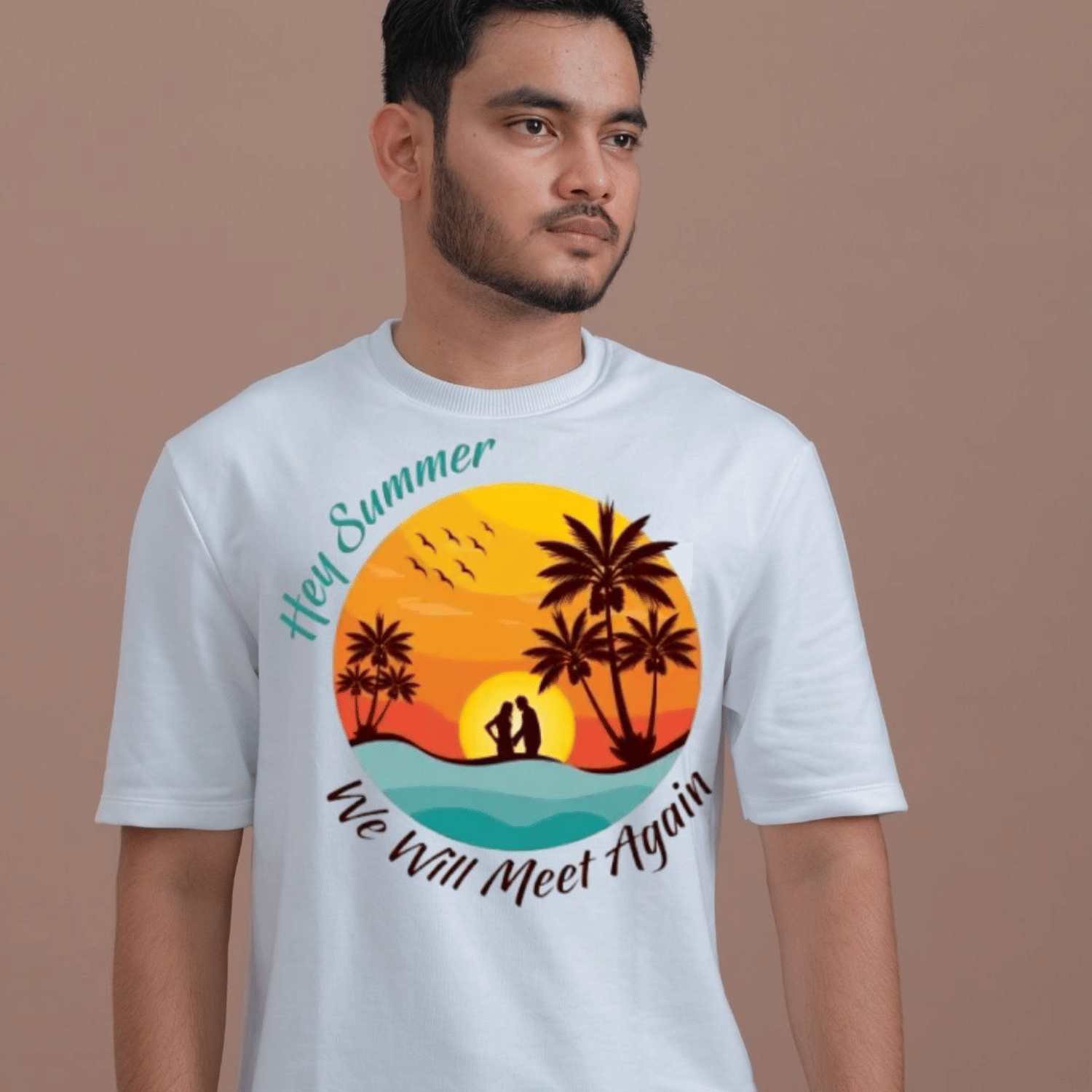     			Maddock Men Polyester Regular Fit Printed T-Shirt ( White )