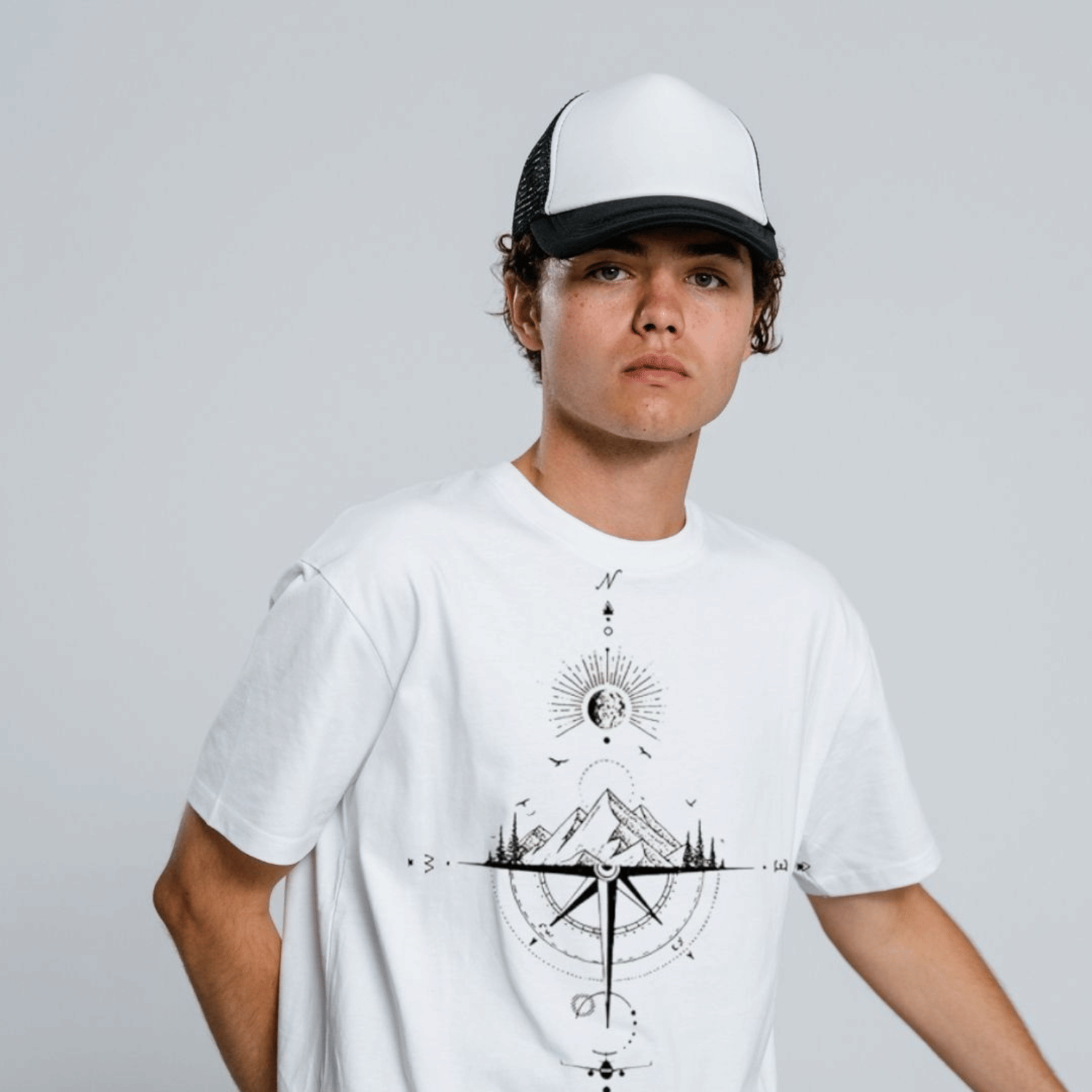 Maddock Men Polyester Regular Fit Printed T-Shirt ( White ) Maddock Men Polyester Regular Fit Printed T-Shirt ( White )