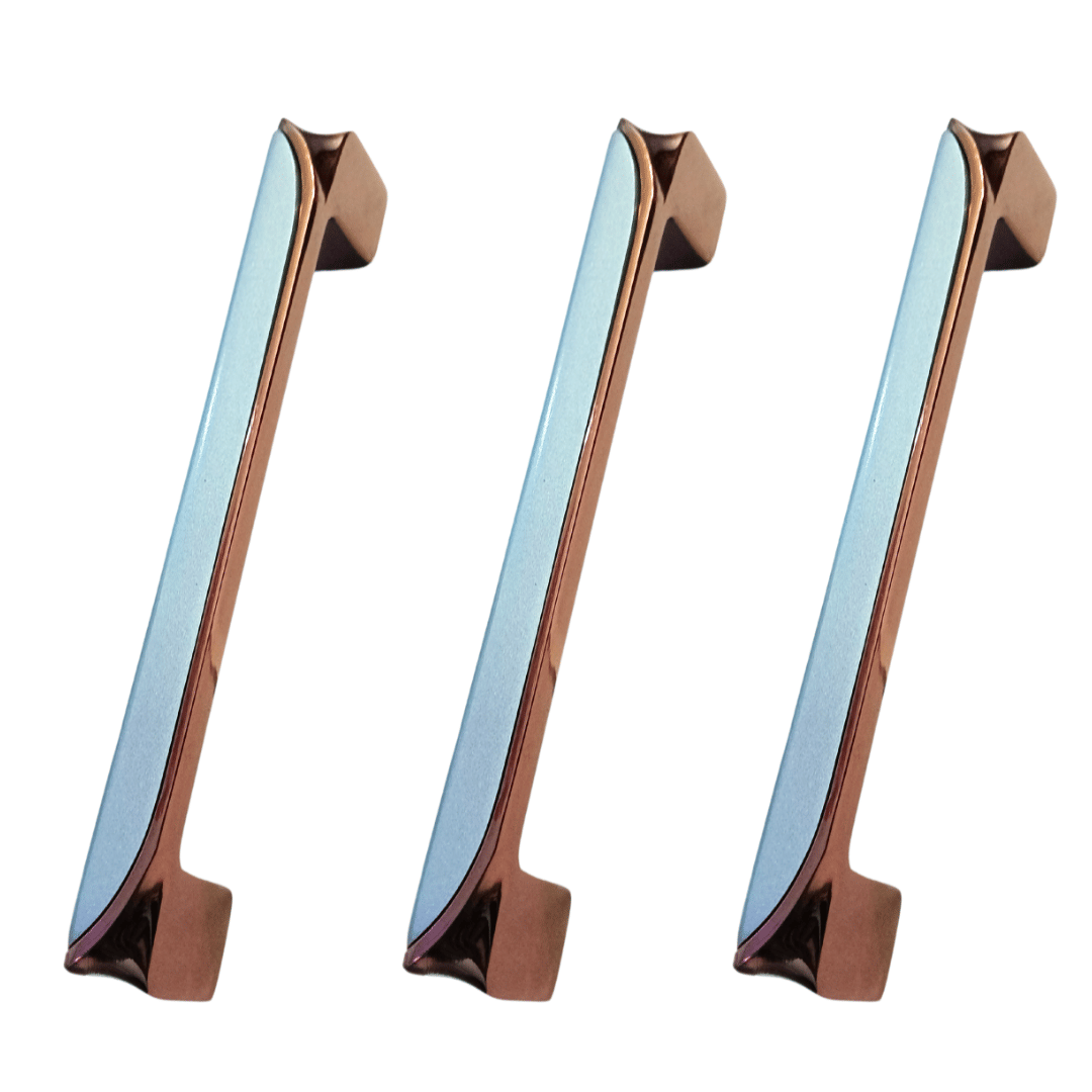     			Malaikah NOVO 4 Inch Rose Gold Finish Cabinet Handle Pack of 3