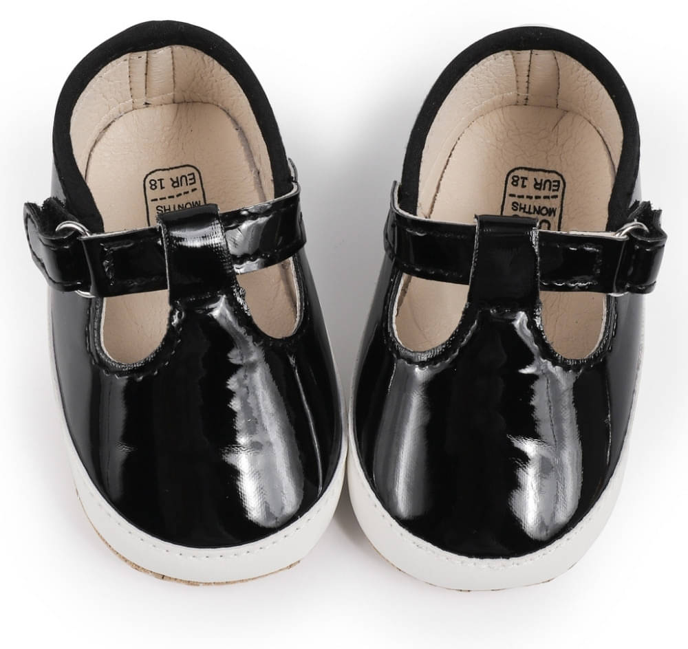     			Neska Moda - Black Booties For Baby Girl 6-12 Months ( Pack of 1 )