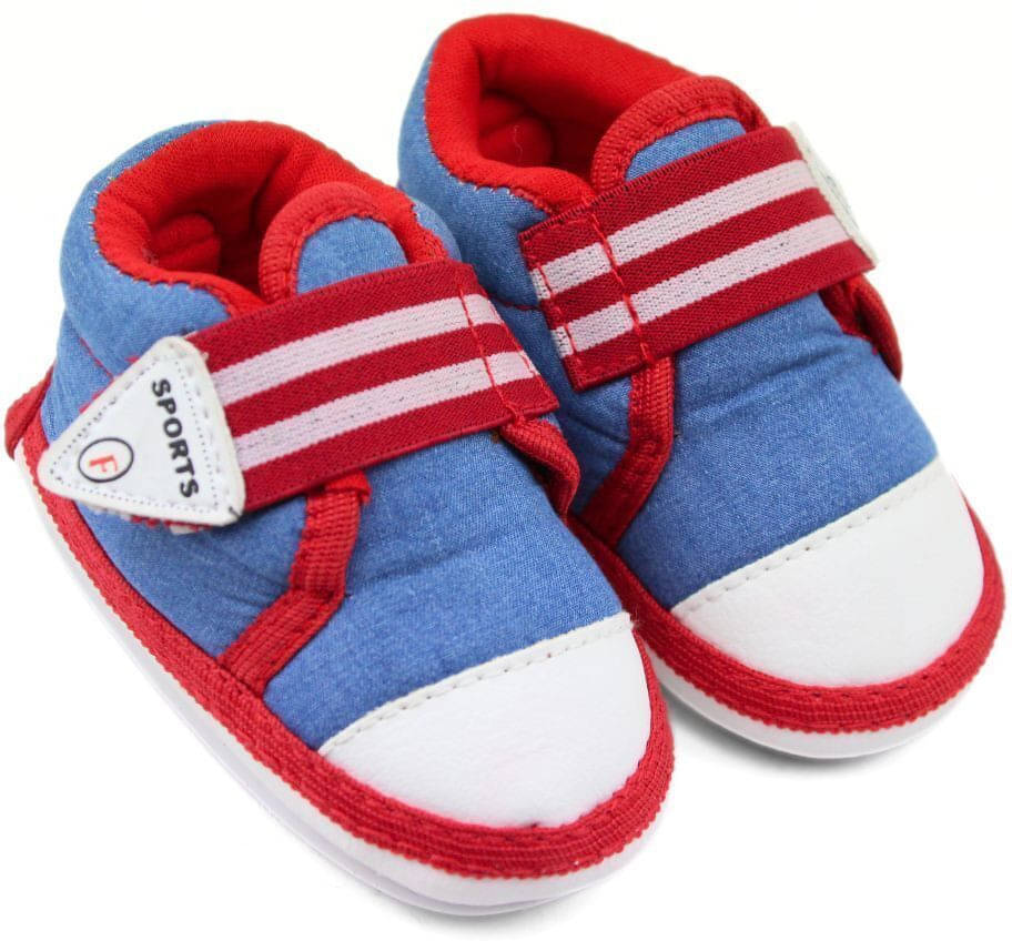     			Neska Moda - Blue Booties For Baby Boy & Baby Girl 9-12 Months ( Pack of 1 )